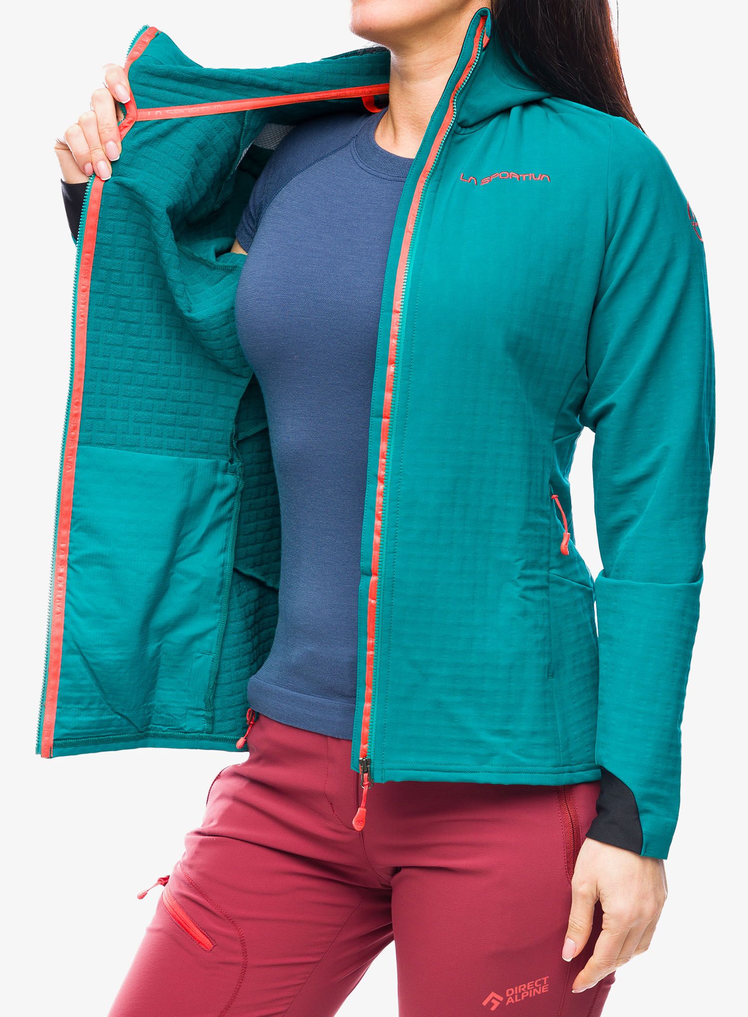 Ženska softshell jakna La Sportiva Descender Storm Jacket - everglade