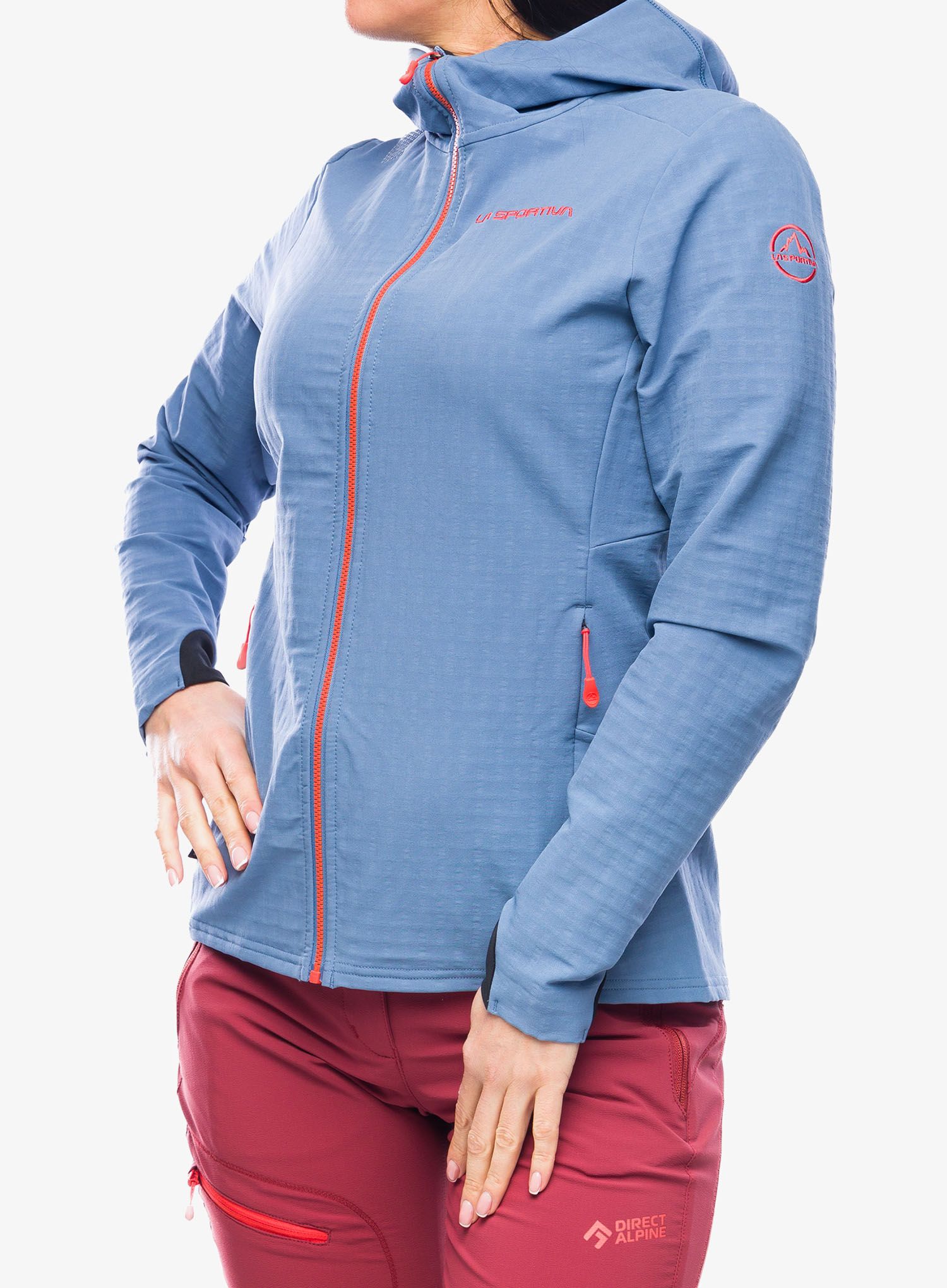 Ženska softshell jakna La Sportiva Descender Storm Jacket - moonlight