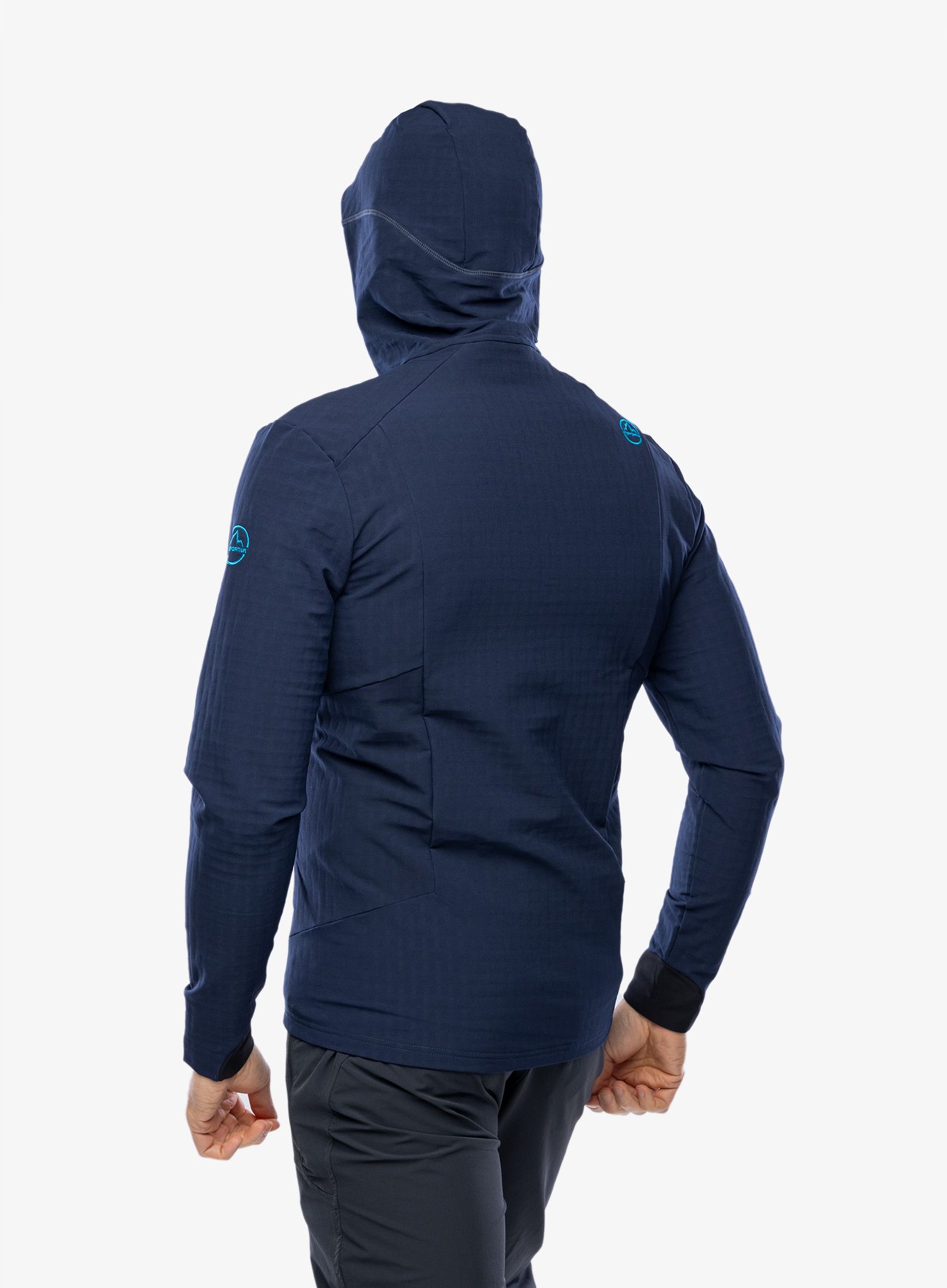 Softshell jakna La Sportiva Descender Storm Jkt - deep sea/tropic blue