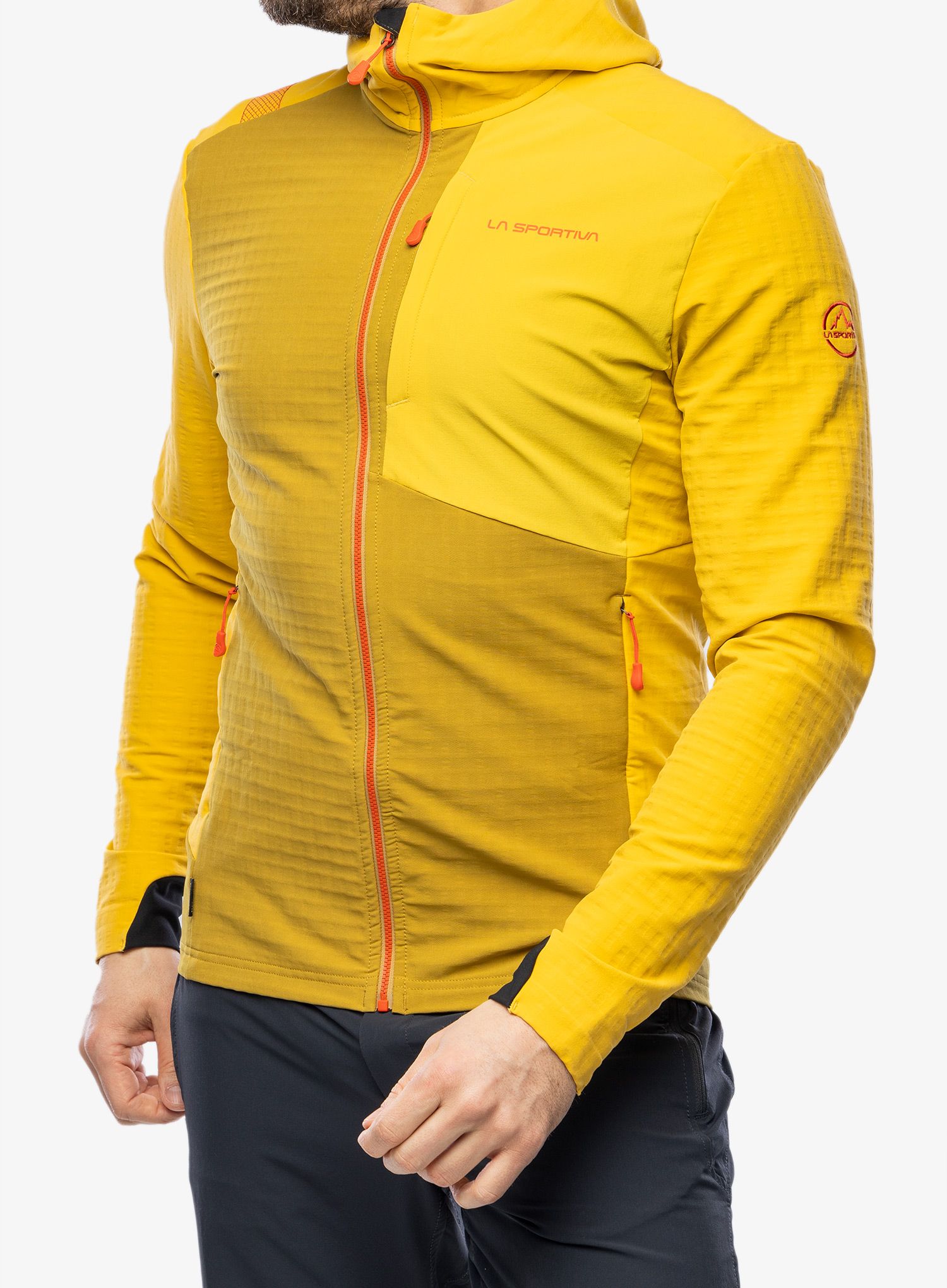 Softshell jakna La Sportiva Descender Storm Jkt - savana/bamboo