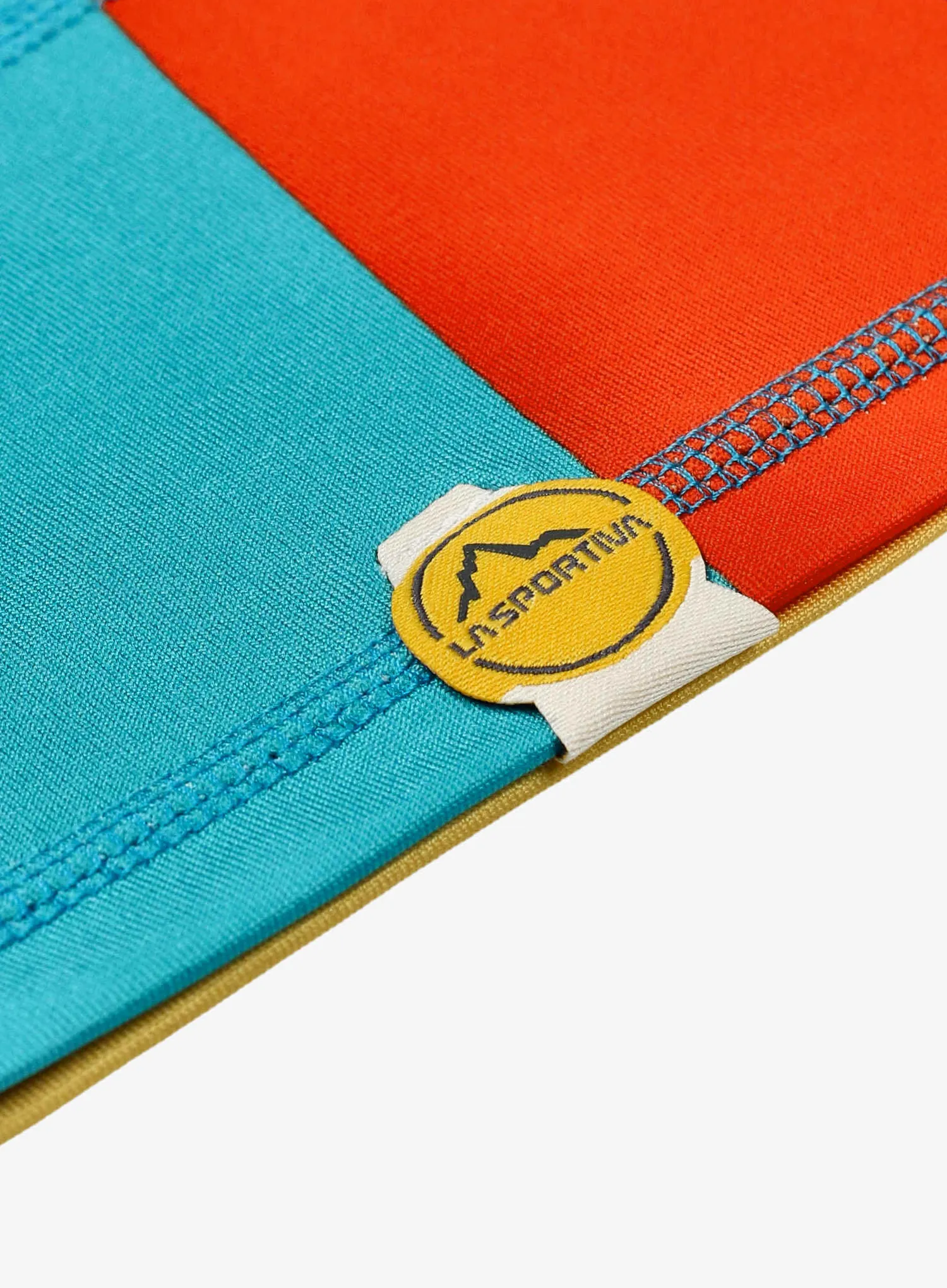 Naglavni trak La Sportiva Diagonal Headband - cherry tomato/tropic blue