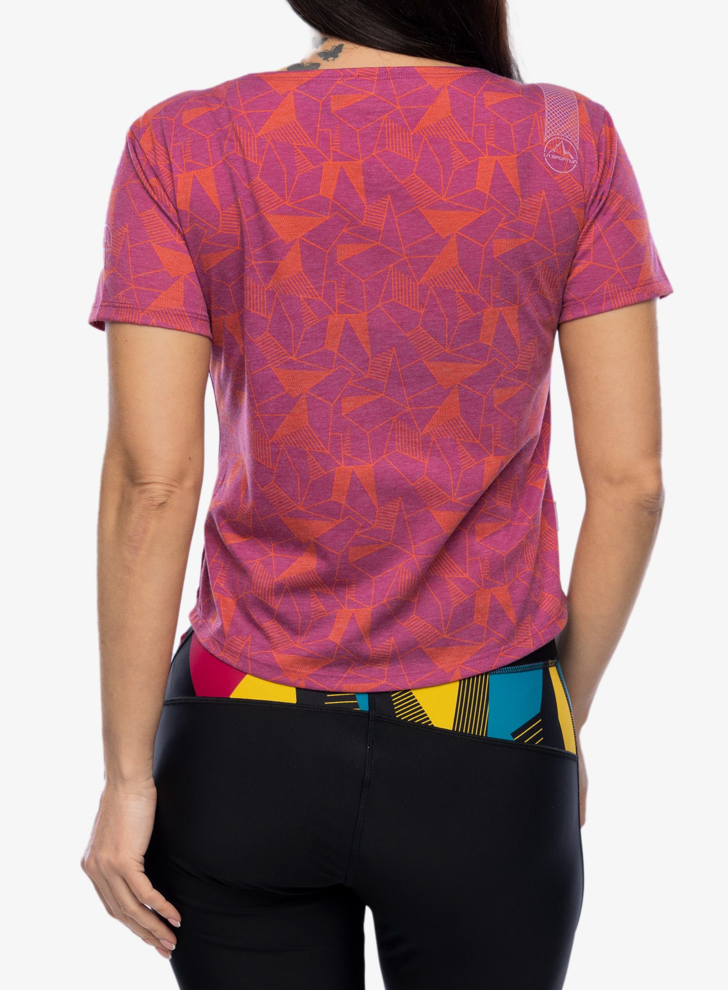 Ženska majica La Sportiva Dimension T-Shirt - springtime/cherry tomato