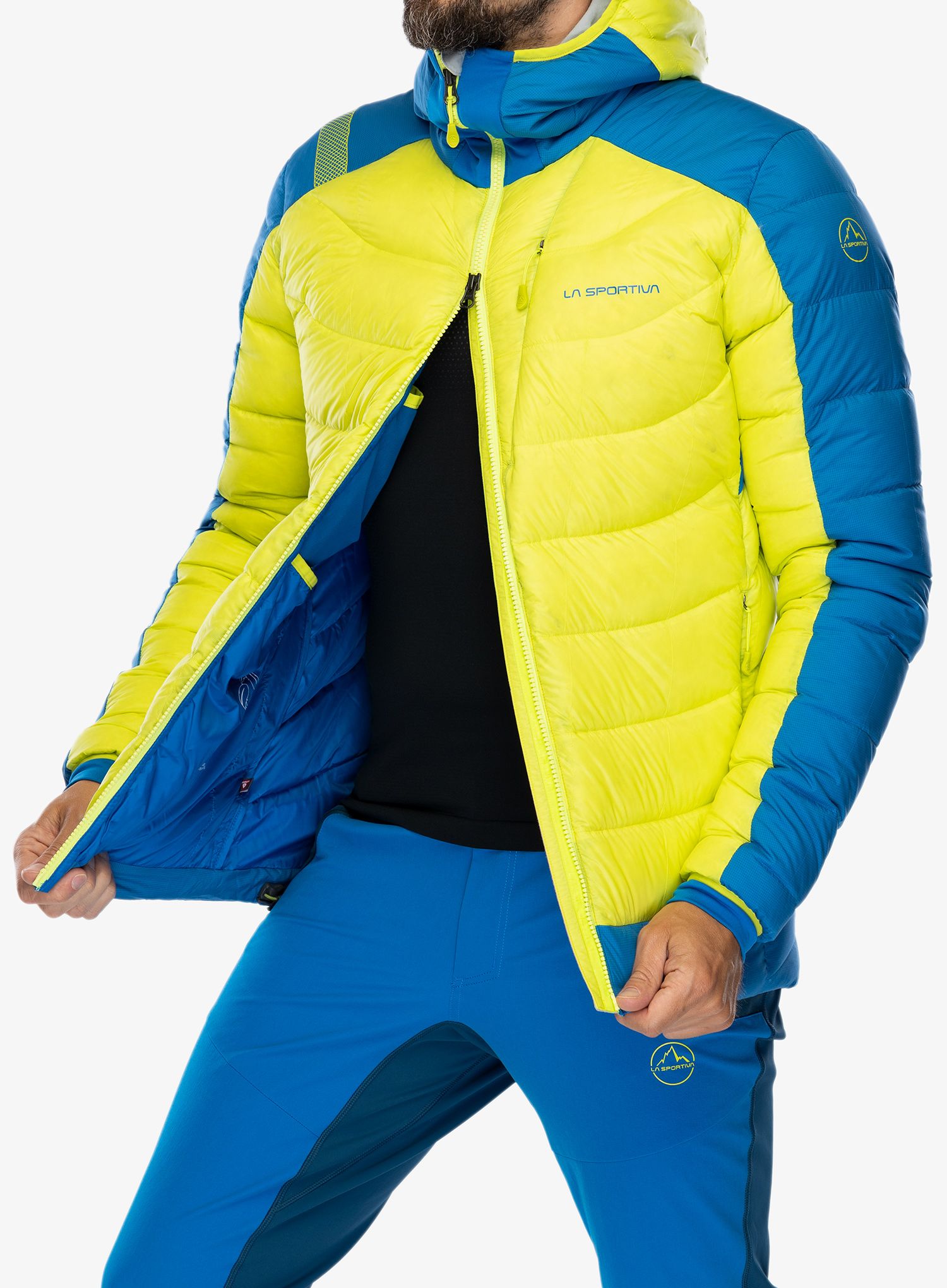 Puhovka La Sportiva Dolent Down Jkt - lime punch/electric blue