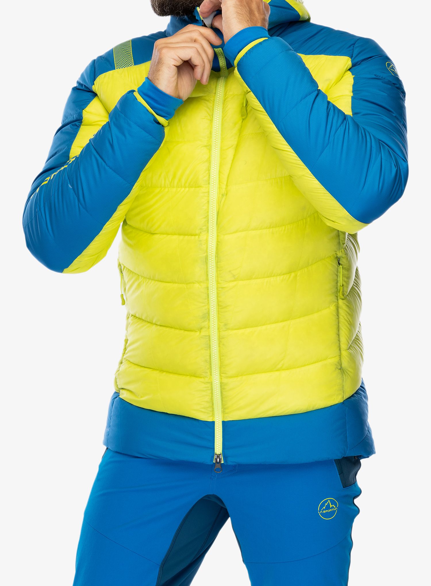 Puhovka La Sportiva Dolent Down Jkt - lime punch/electric blue