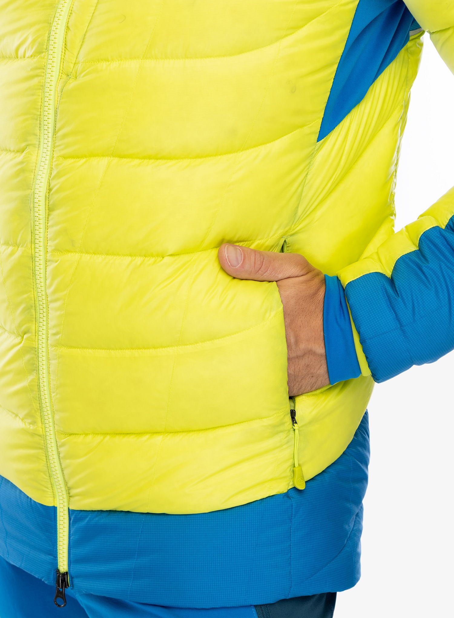 Puhovka La Sportiva Dolent Down Jkt - lime punch/electric blue
