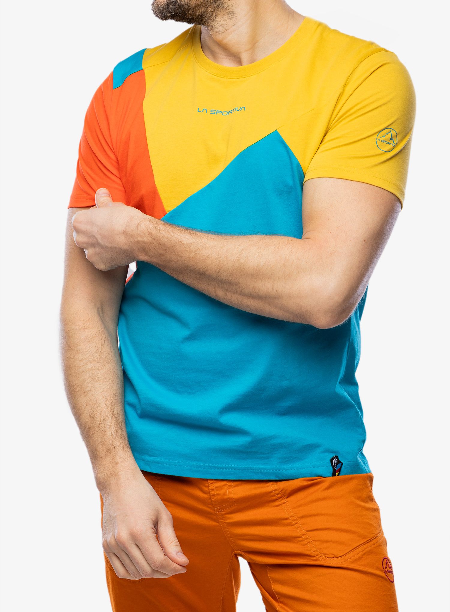 Bombažna majica La Sportiva Dude T-Shirt - tropic blue/bamboo
