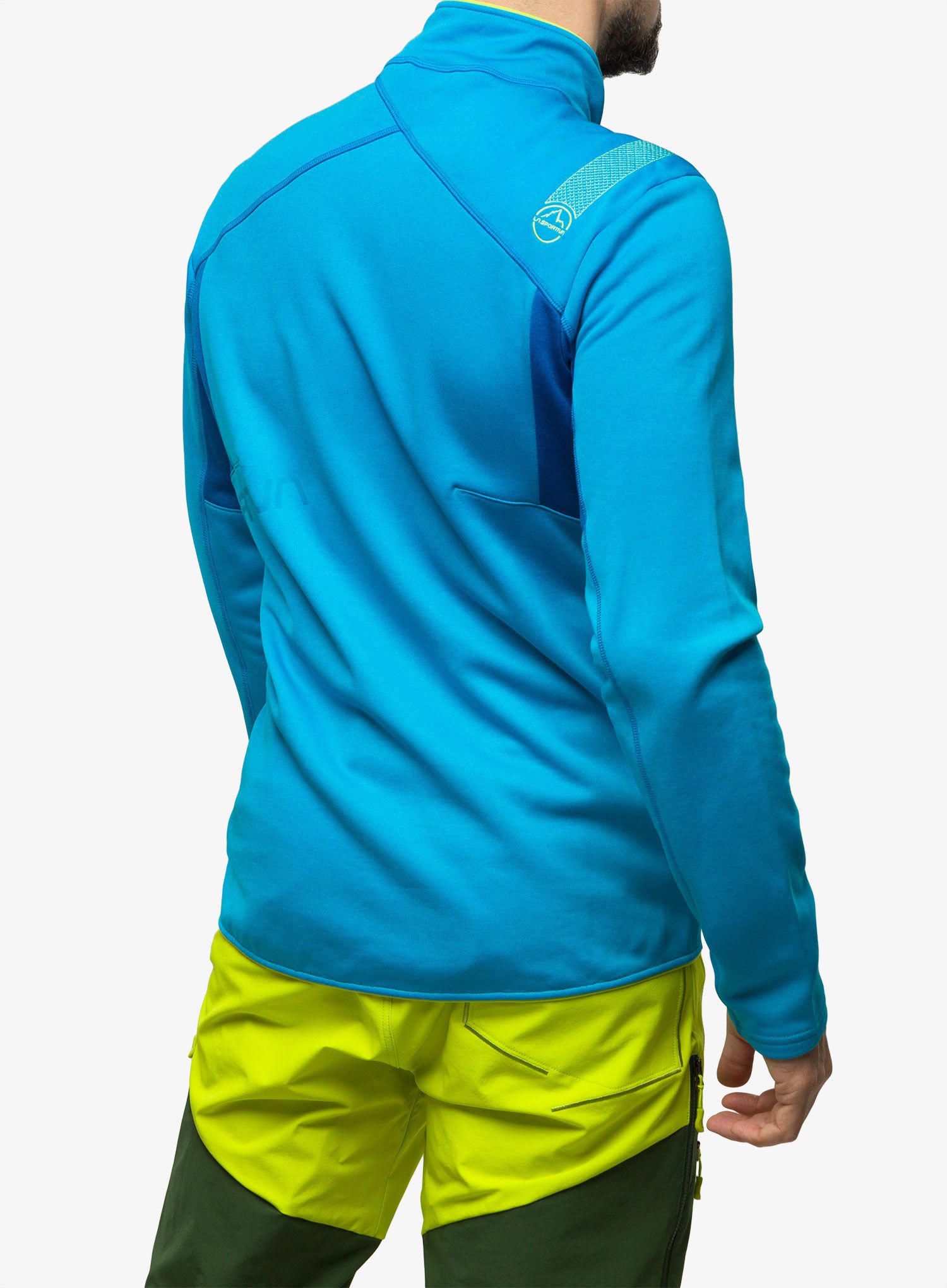 Jopica na zadrgo La Sportiva Elements Jacket - maui/electric blue