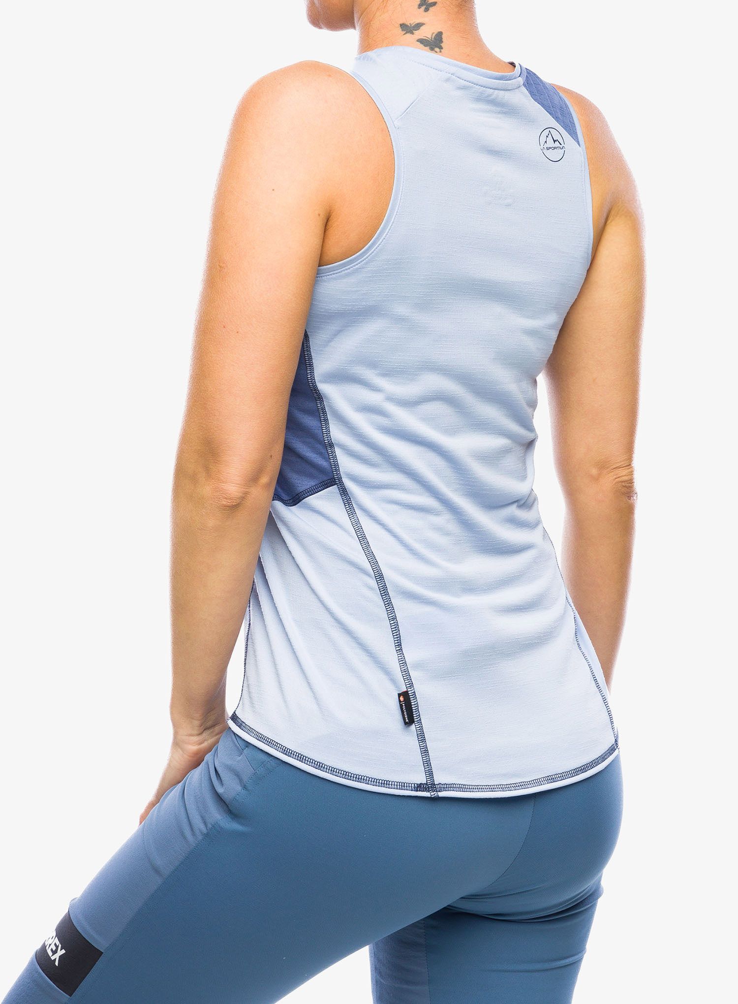 Ženski top La Sportiva Embrace Tank - stone-blue/moonlight