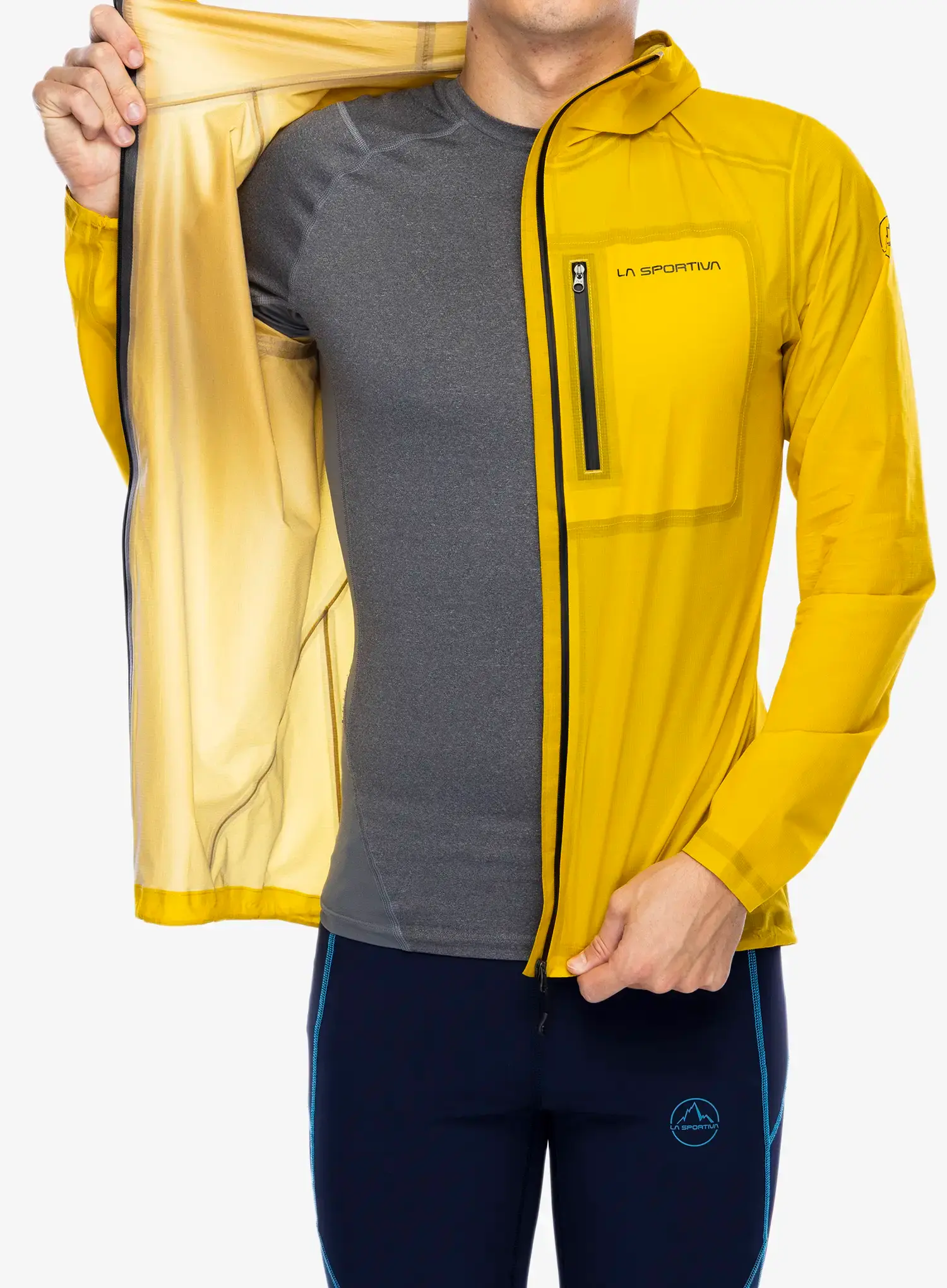 Jakna za tek La Sportiva Ethereal Pro Jacket - yellow/black