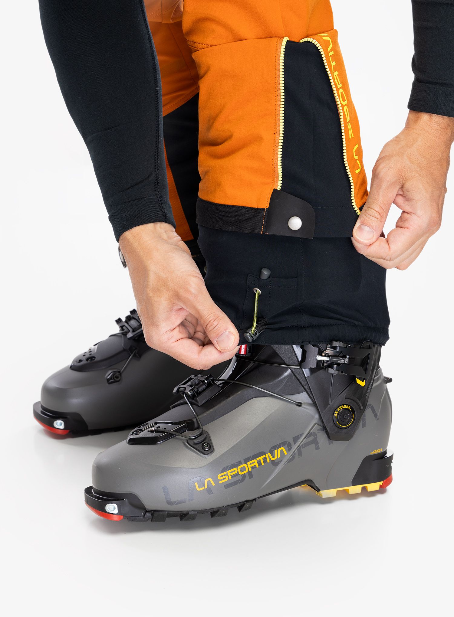 Hlače za turno smučanje La Sportiva Excelsior Pant - hawaiian sun/sangria