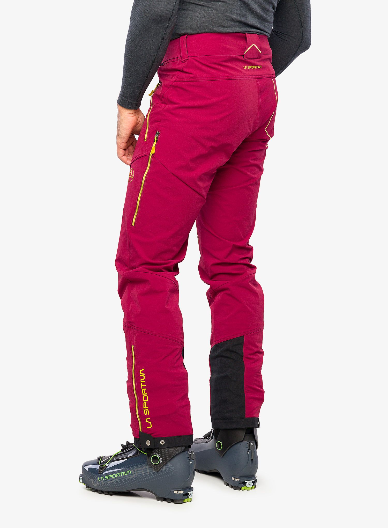 Hlače za turno smučanje La Sportiva Excelsior Pant - sangria