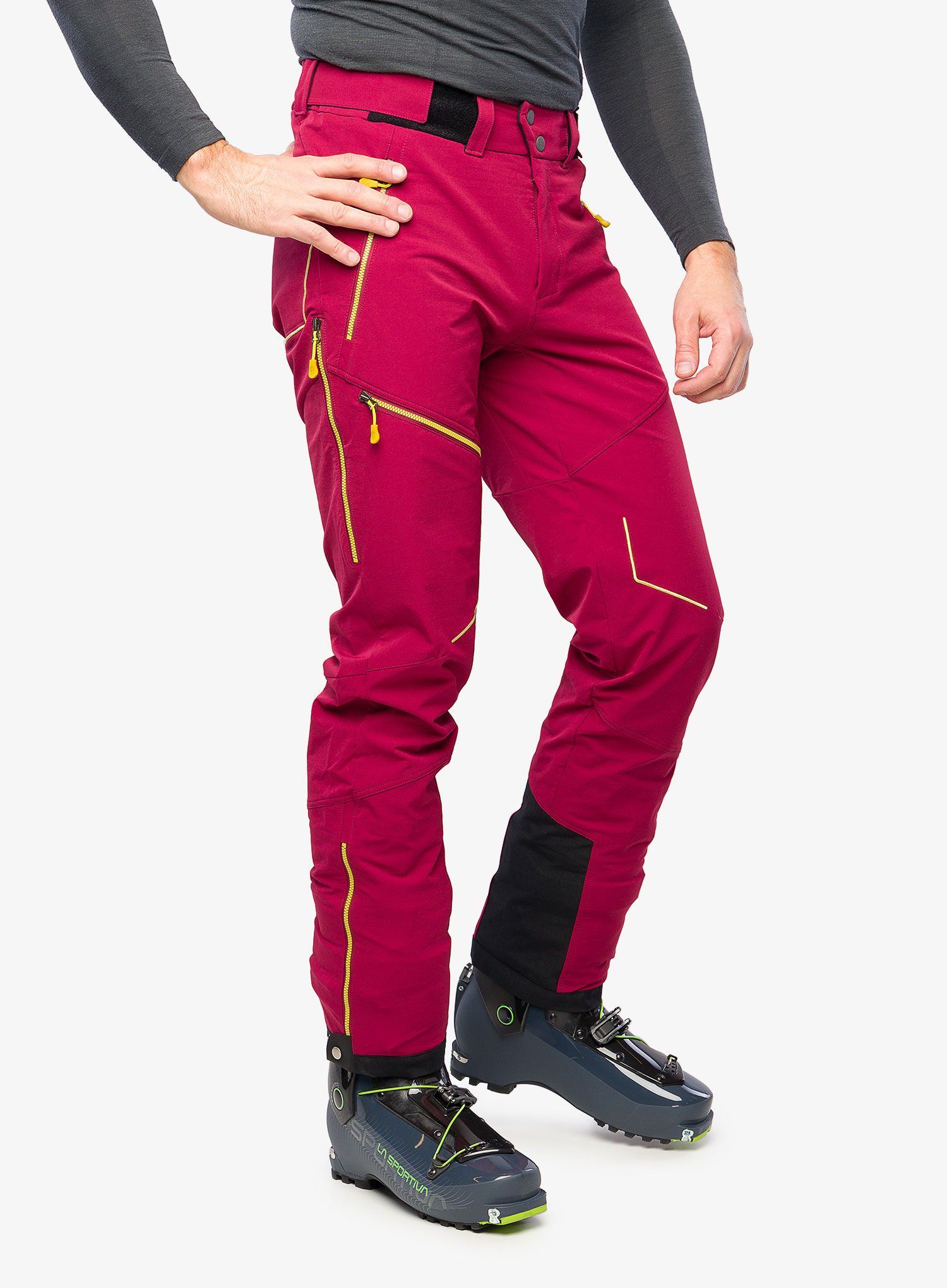 Hlače za turno smučanje La Sportiva Excelsior Pant - sangria