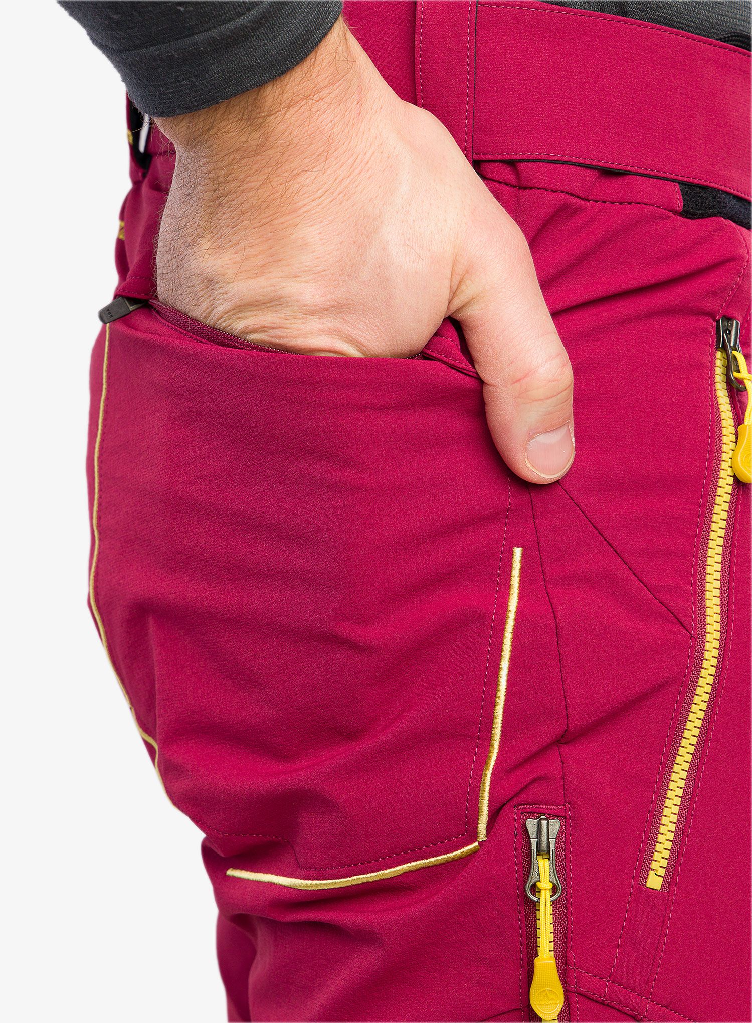 Hlače za turno smučanje La Sportiva Excelsior Pant - sangria
