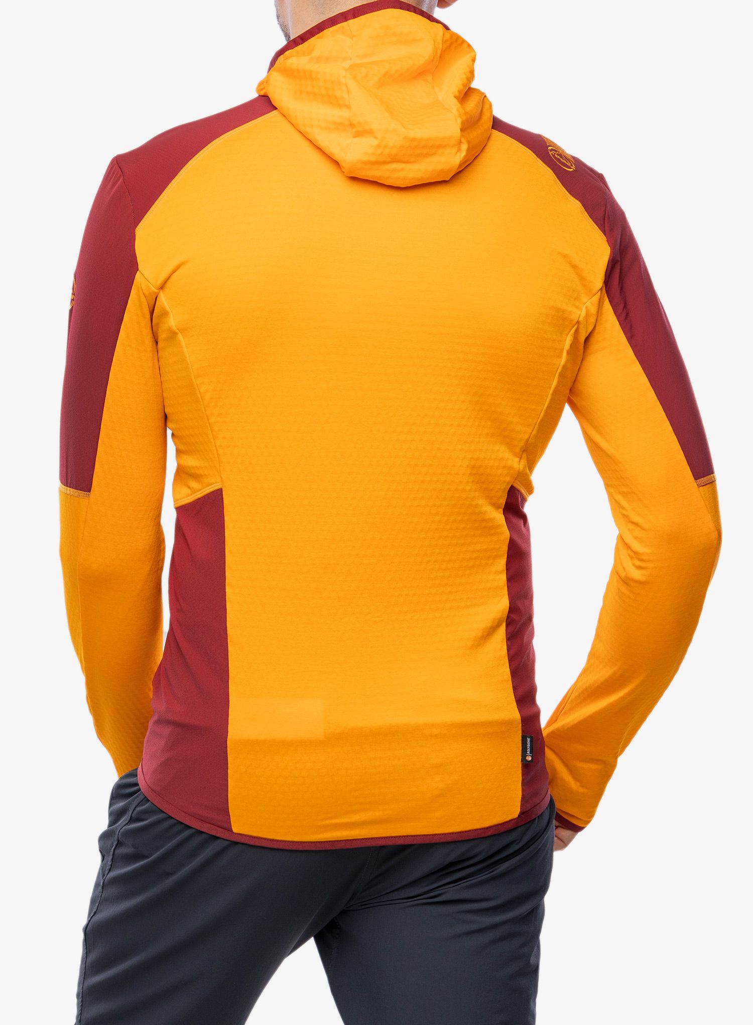 Jopica s kapuco La Sportiva Existence Hoody - papaya/sangria