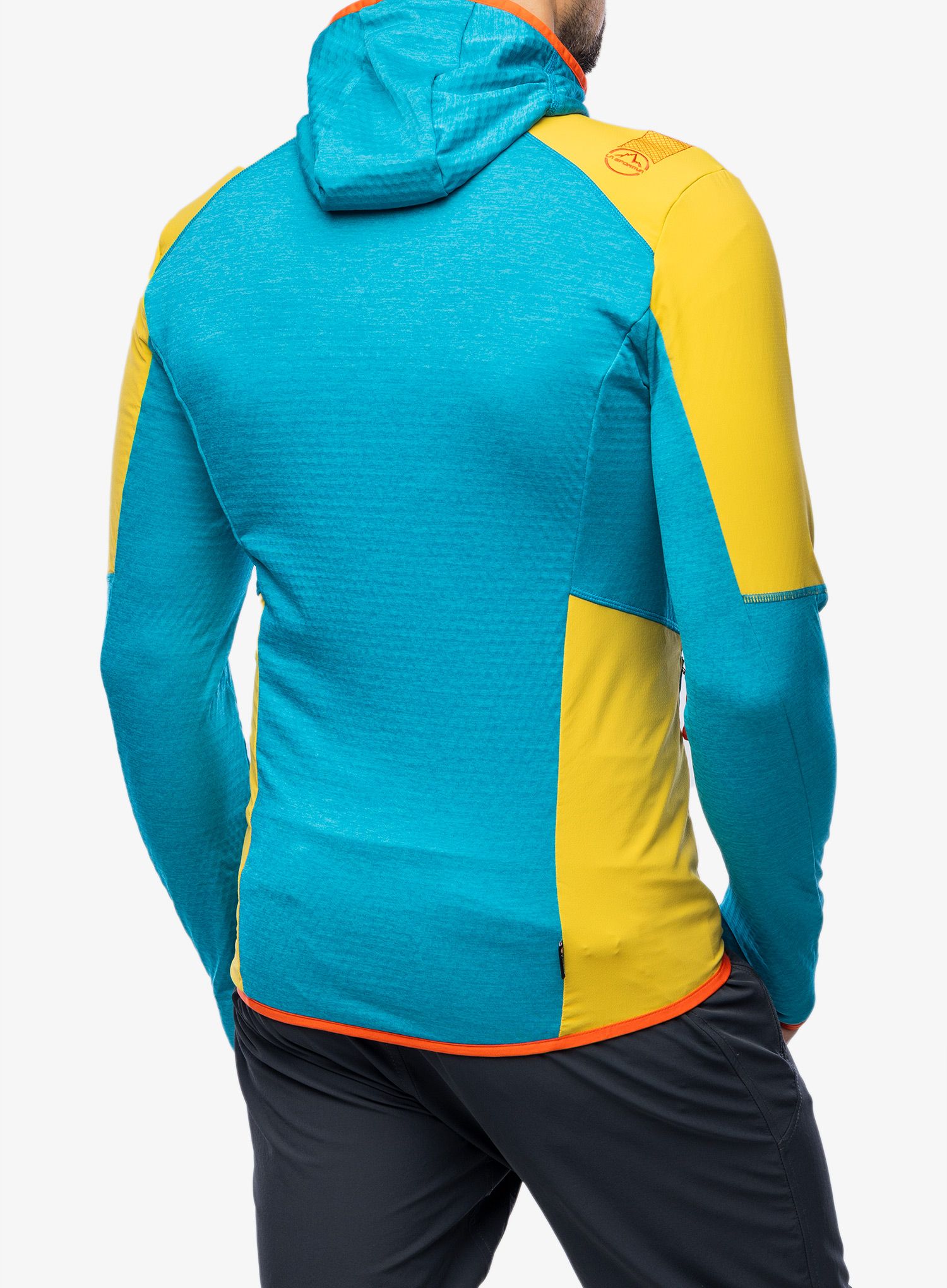 Jopica s kapuco La Sportiva Existence Hoody - tropic blue/bamboo