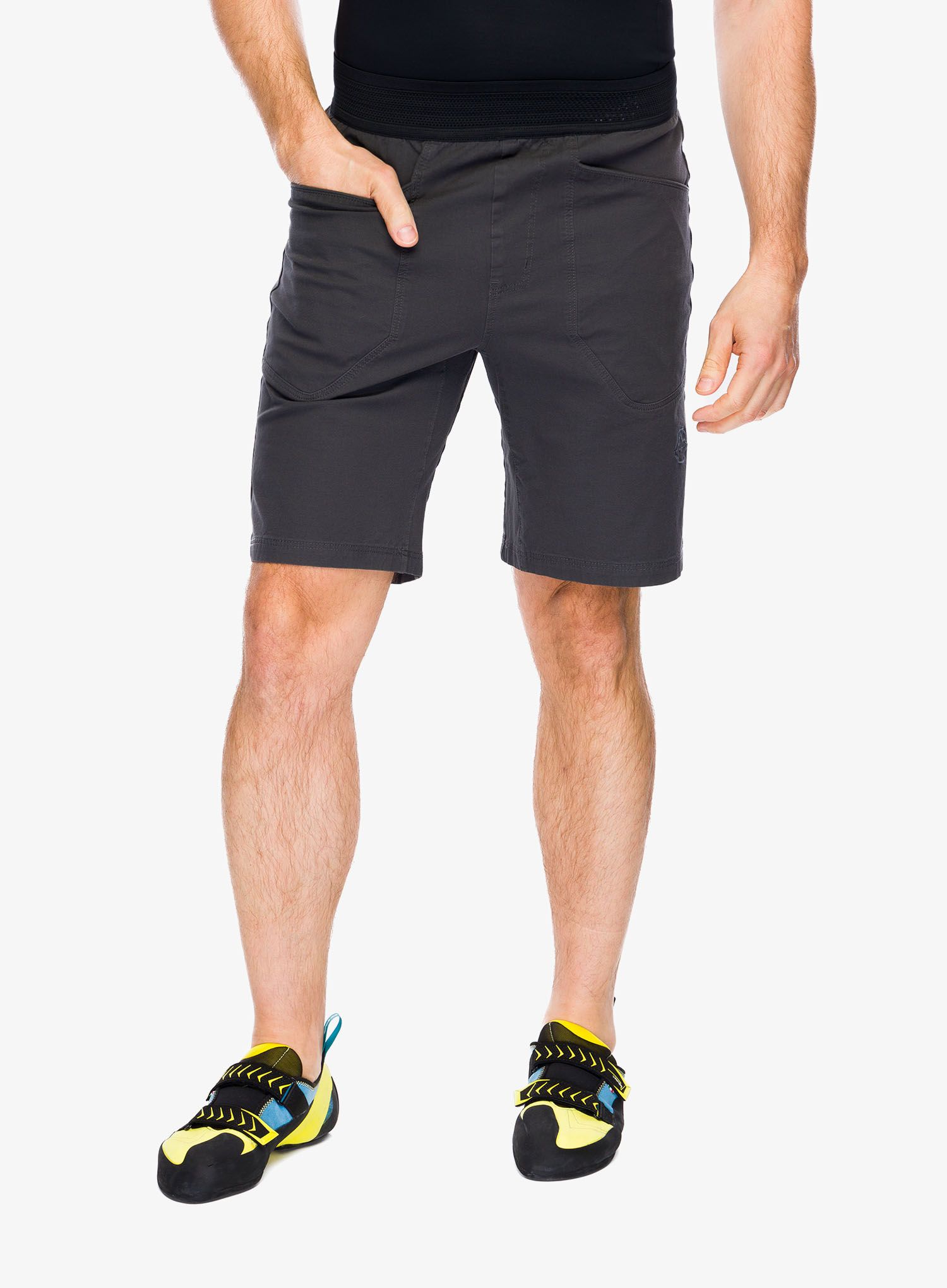 Plezalne kratke hlače La Sportiva Flatanger Short - carbon/slate