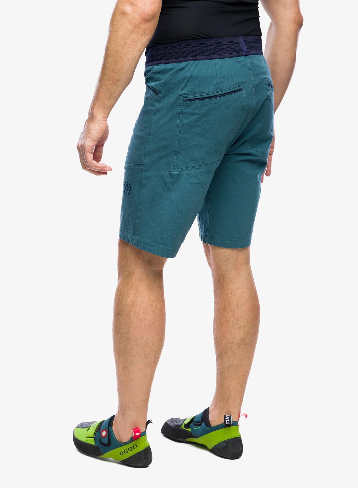 Plezalne kratke hlače La Sportiva Flatanger Short - hurricane/deep sea