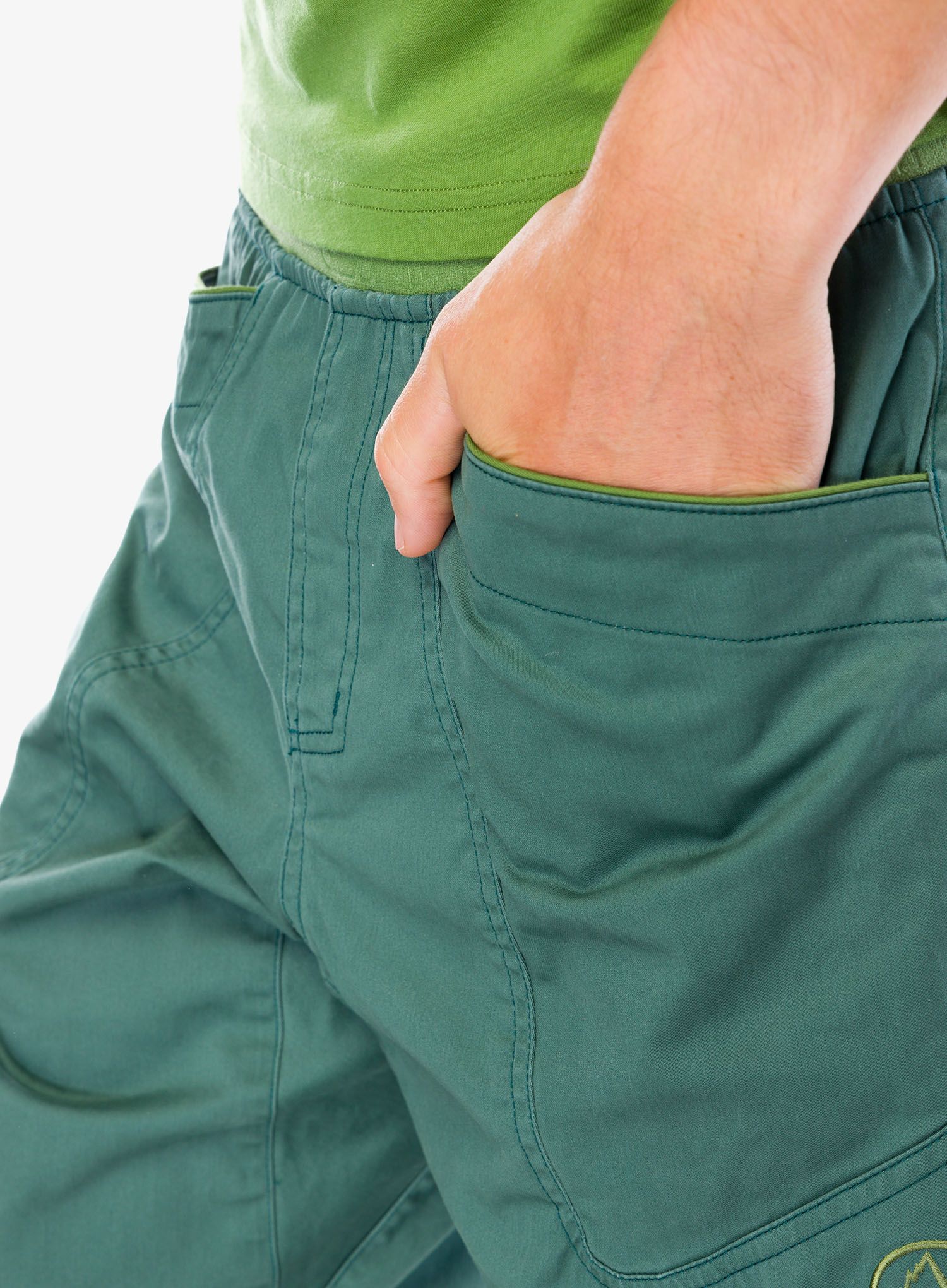 Plezalne kratke hlače La Sportiva Flatanger Short - pine/kale