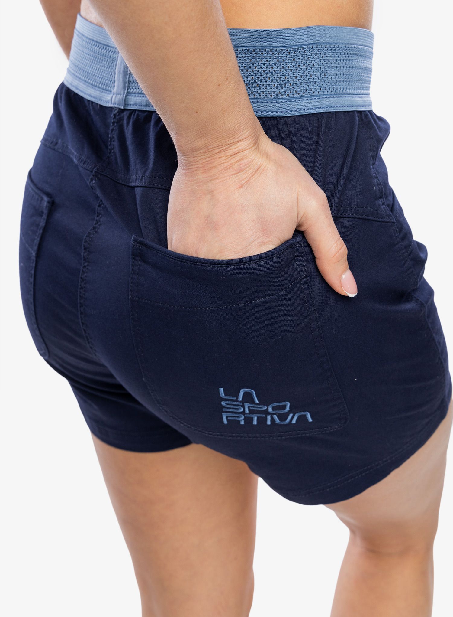 Ženske plezalne kratke hlače La Sportiva Joya Short - deep sea/moonlight