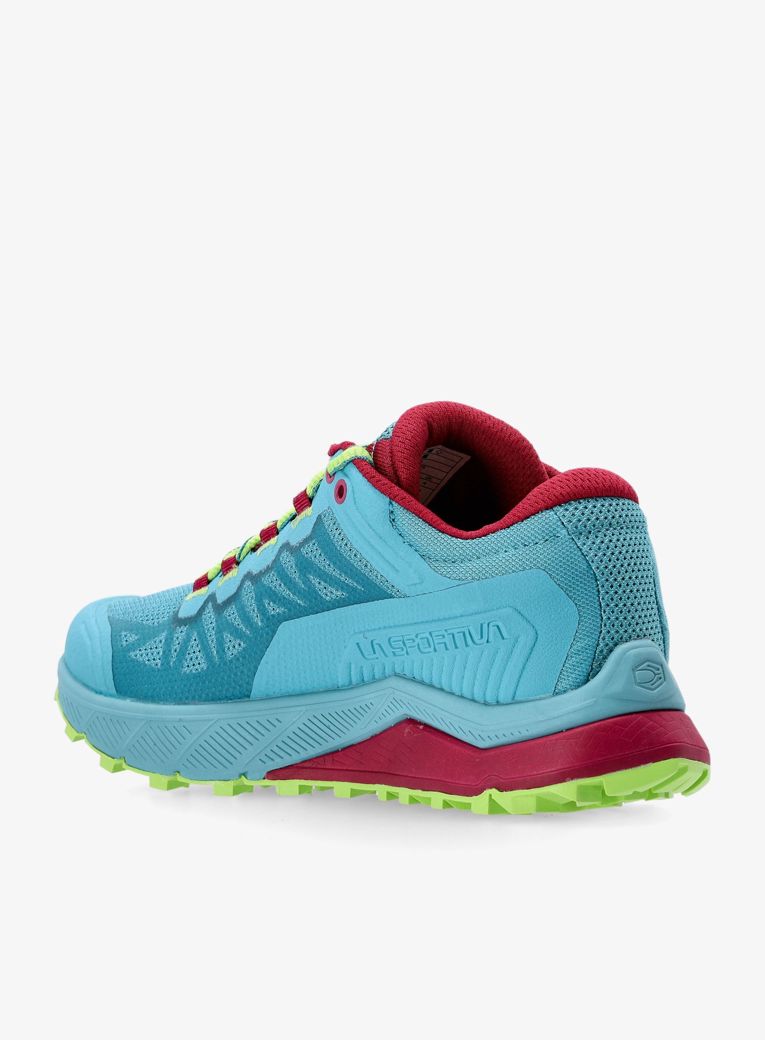 Ženski tekaški čevlji La Sportiva Karacal - topaz/red plum