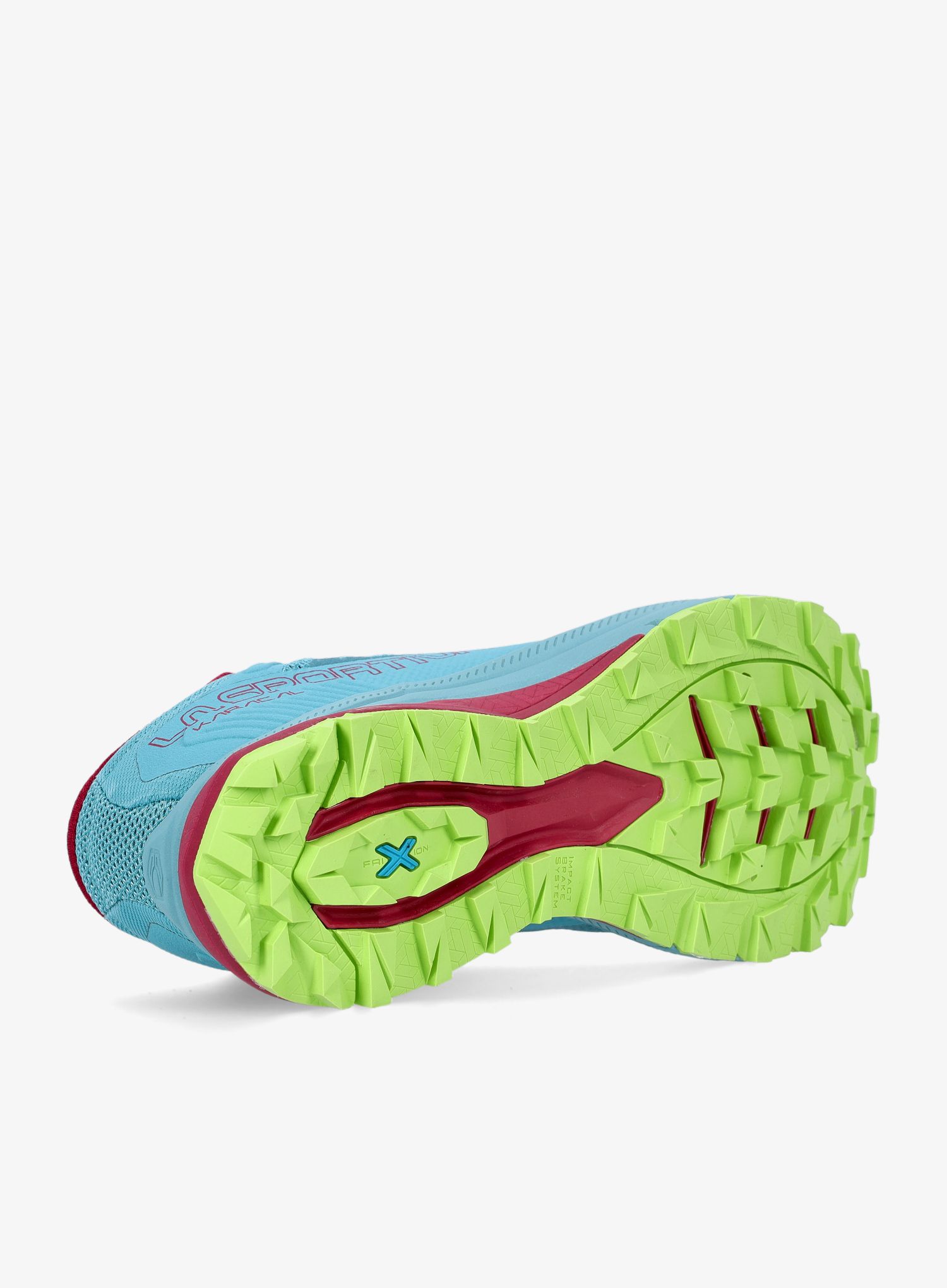 Ženski tekaški čevlji La Sportiva Karacal - topaz/red plum