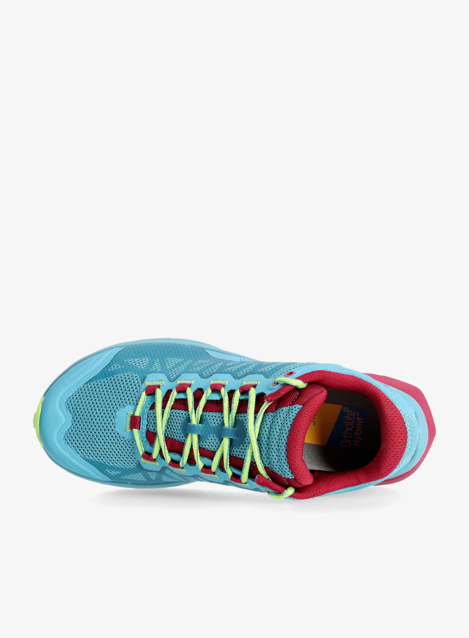 Ženski tekaški čevlji La Sportiva Karacal - topaz/red plum