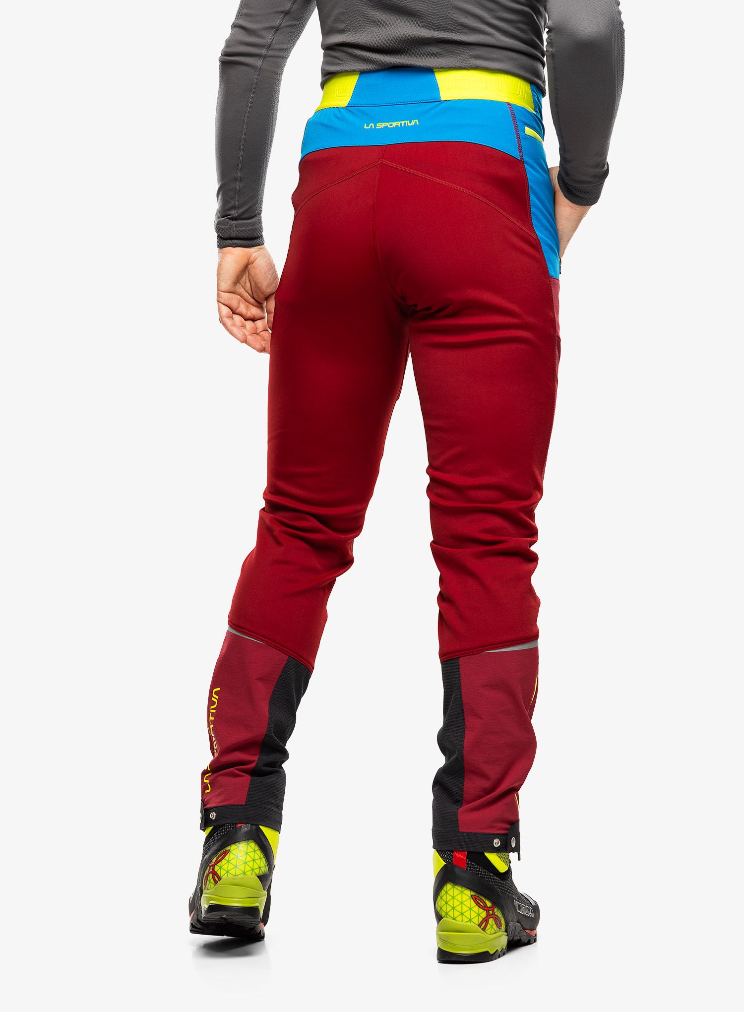 Hlače za turno smučanje La Sportiva Karma Pant - sangria/electric blue