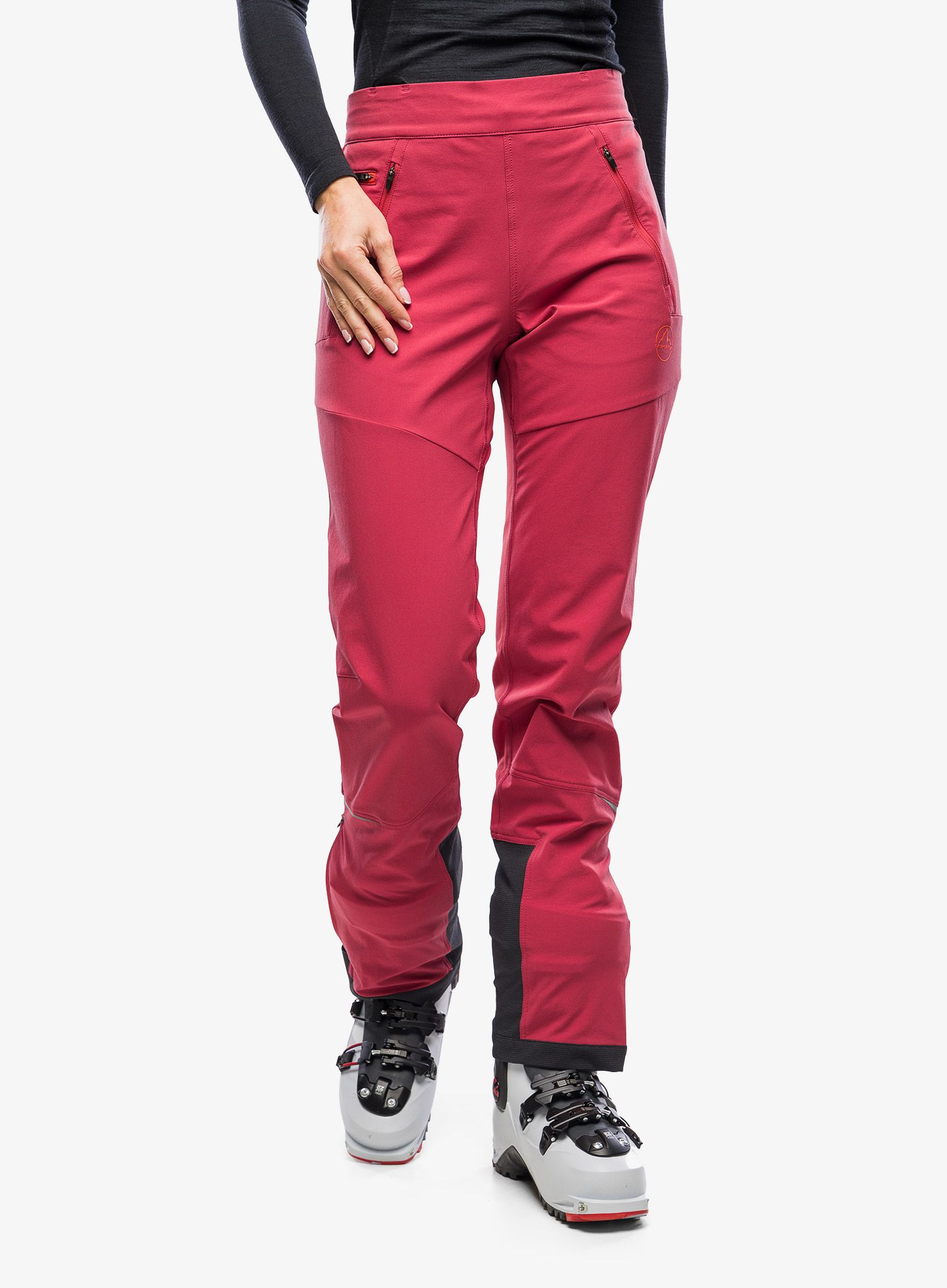 Ženske hlače za turno smučanje La Sportiva Karma Pant - velvet/cherry tomato