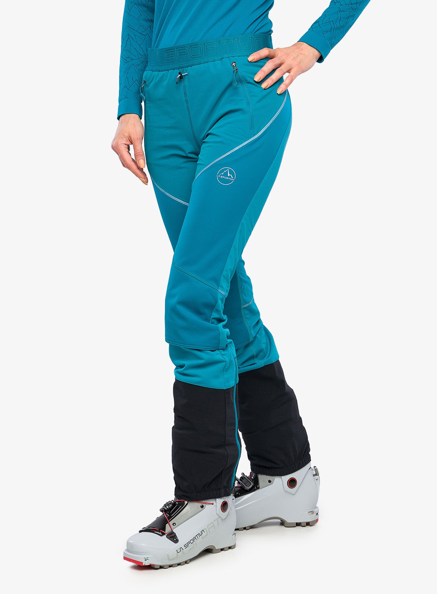 Ženske hlače za turno smučanje La Sportiva Kyril Pant - crystal