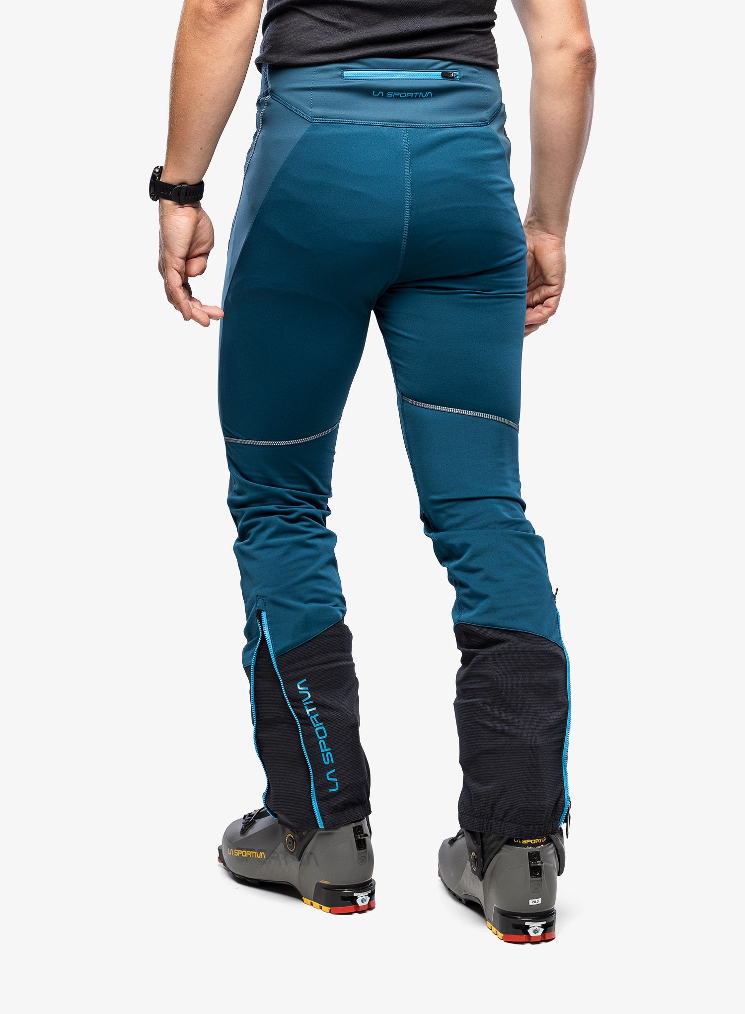 Hlače za turno smučanje La Sportiva Kyril Pant - storm blue/maui