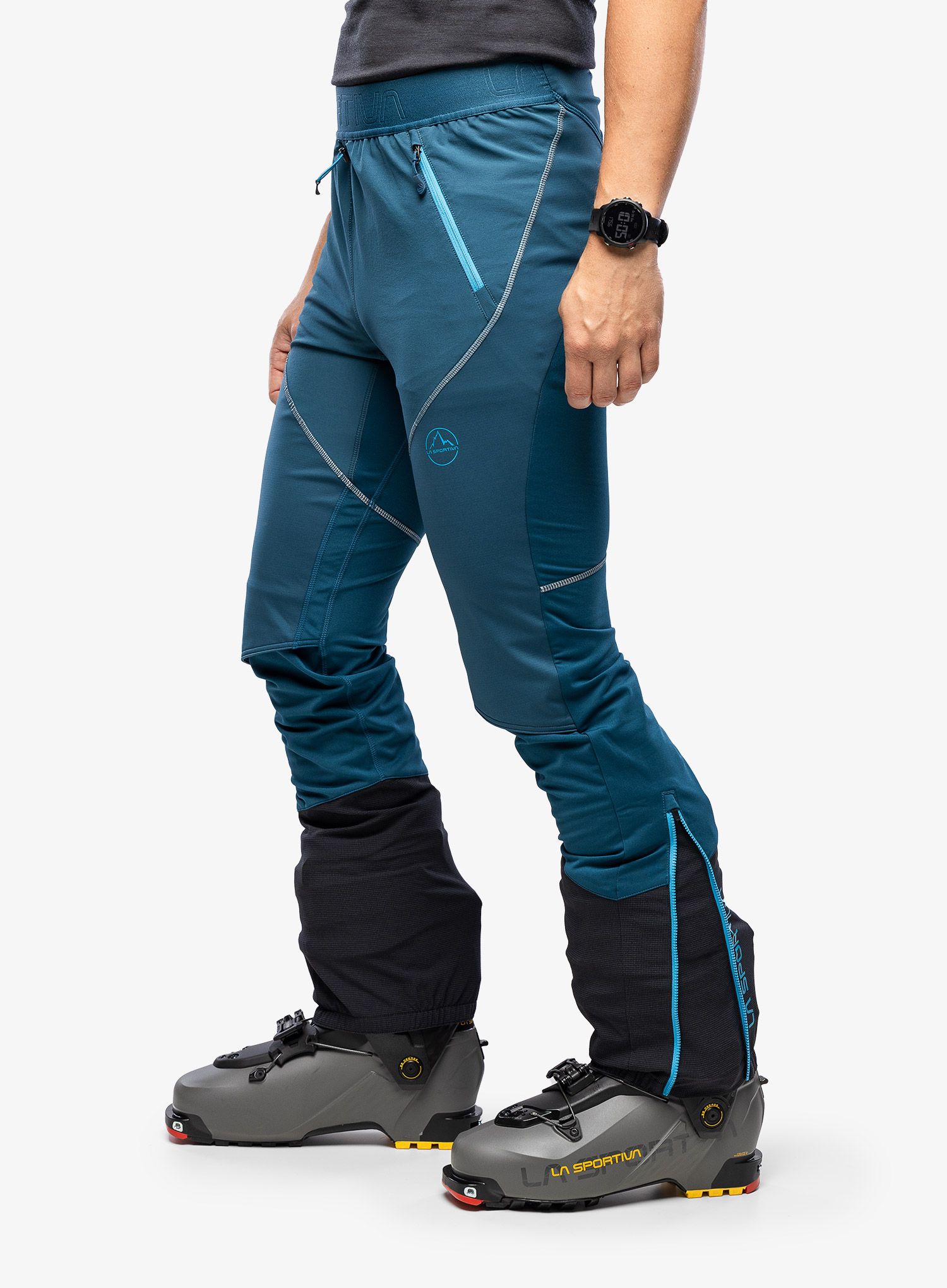 Hlače za turno smučanje La Sportiva Kyril Pant - storm blue/maui