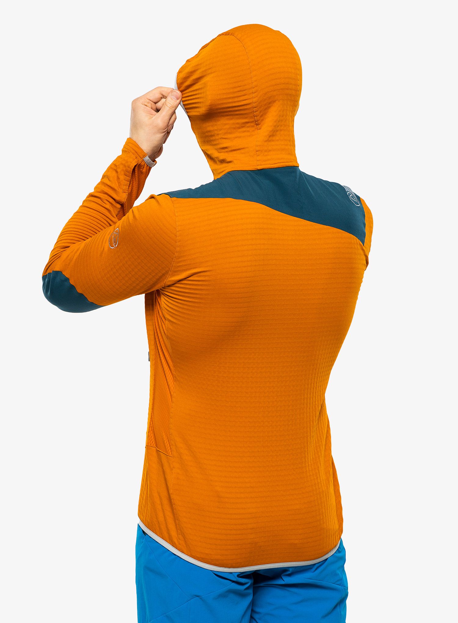 Moška jopica La Sportiva Lucendro Thermal Hoody  - hawaiian sun/storm blue