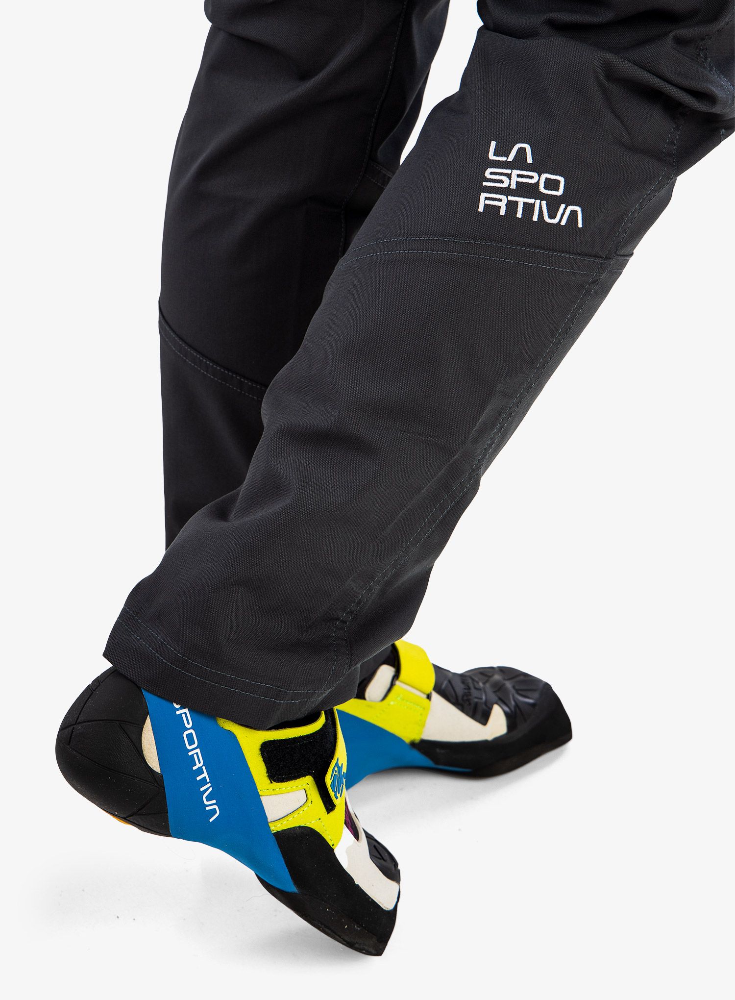 Ženske plezalne hlače La Sportiva Mandala Pant - carbon/black