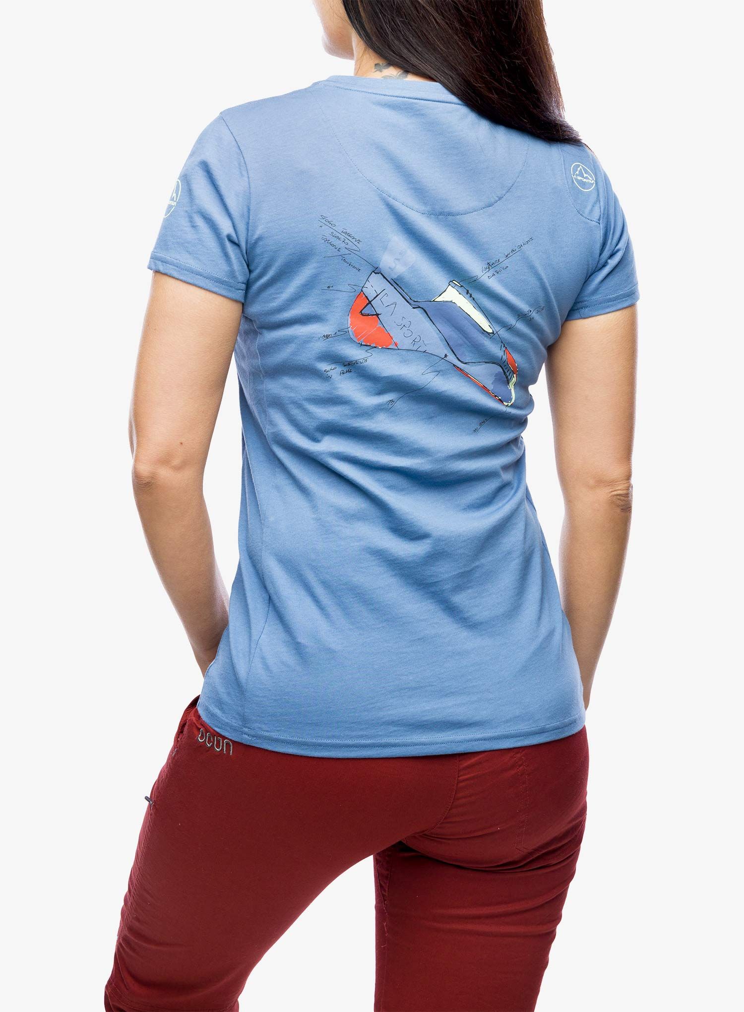 Ženska bombažna majica La Sportiva Mantra T-Shirt - moonlight