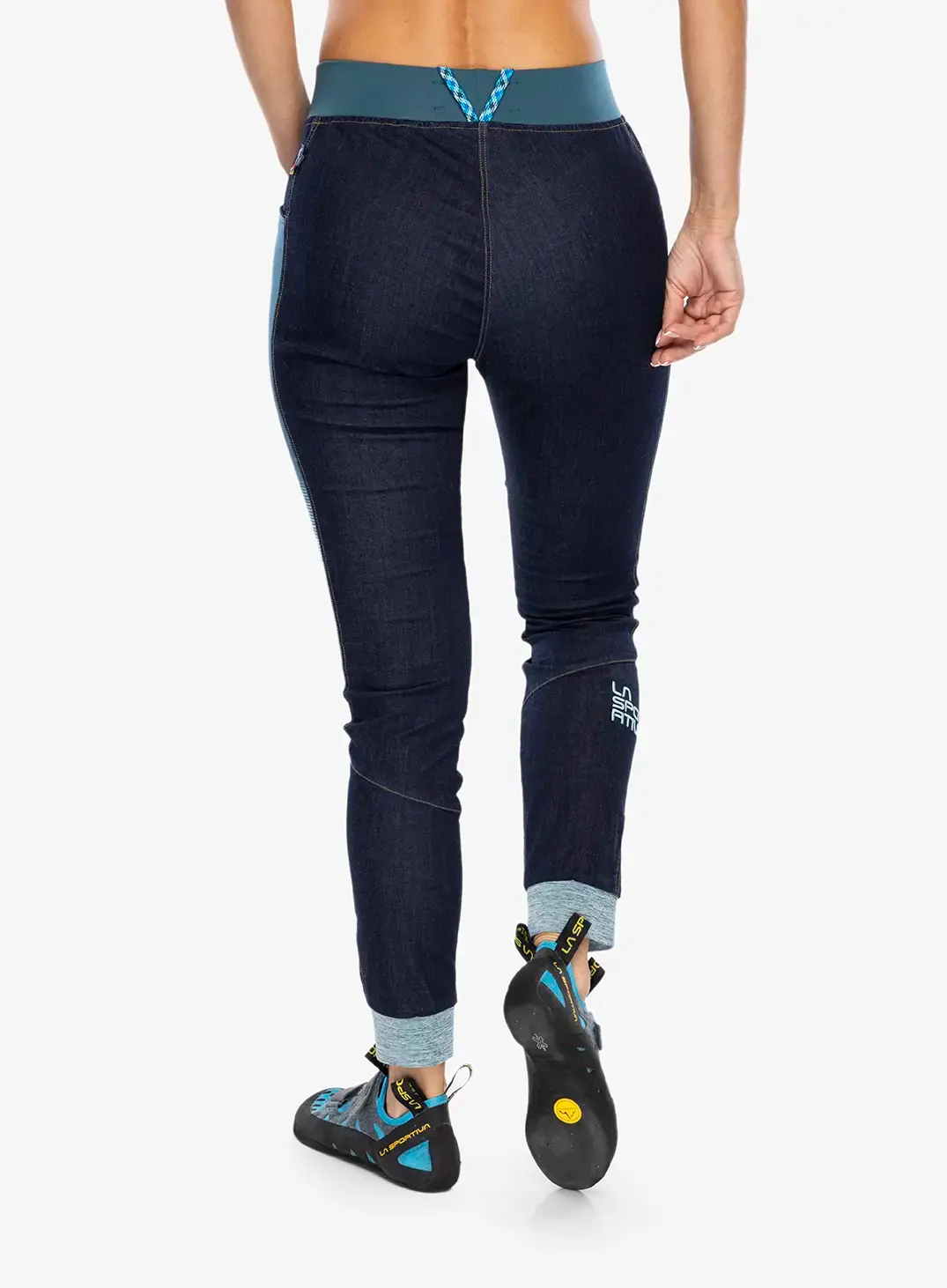 Ženske plezalne hlače La Sportiva Mescalita Pant - jeans/storm blue