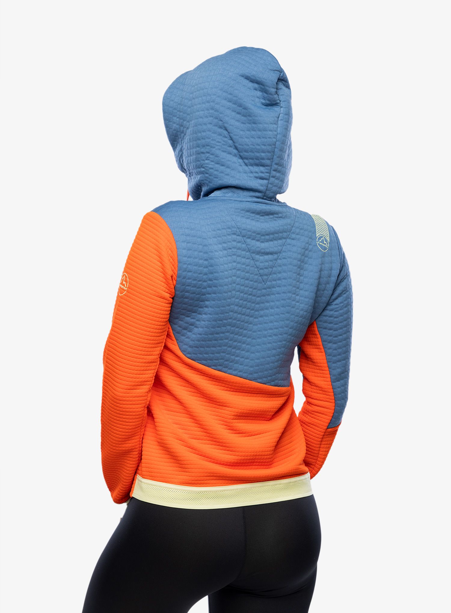 Ženska jopa s kapuco La Sportiva Method Hoody - cherry tomato/moonlight