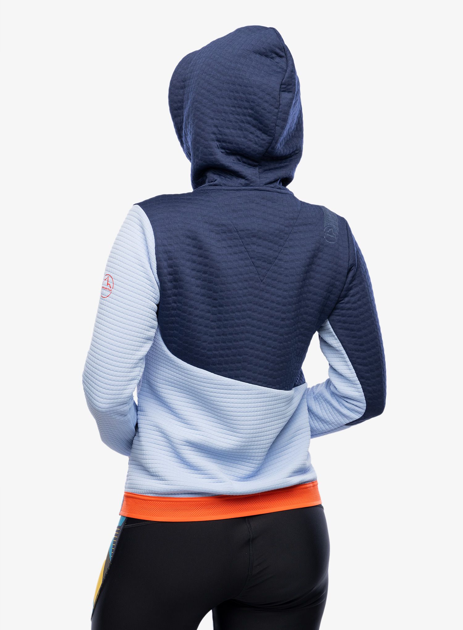 Ženska jopa s kapuco La Sportiva Method Hoody - stone-blue/deep sea
