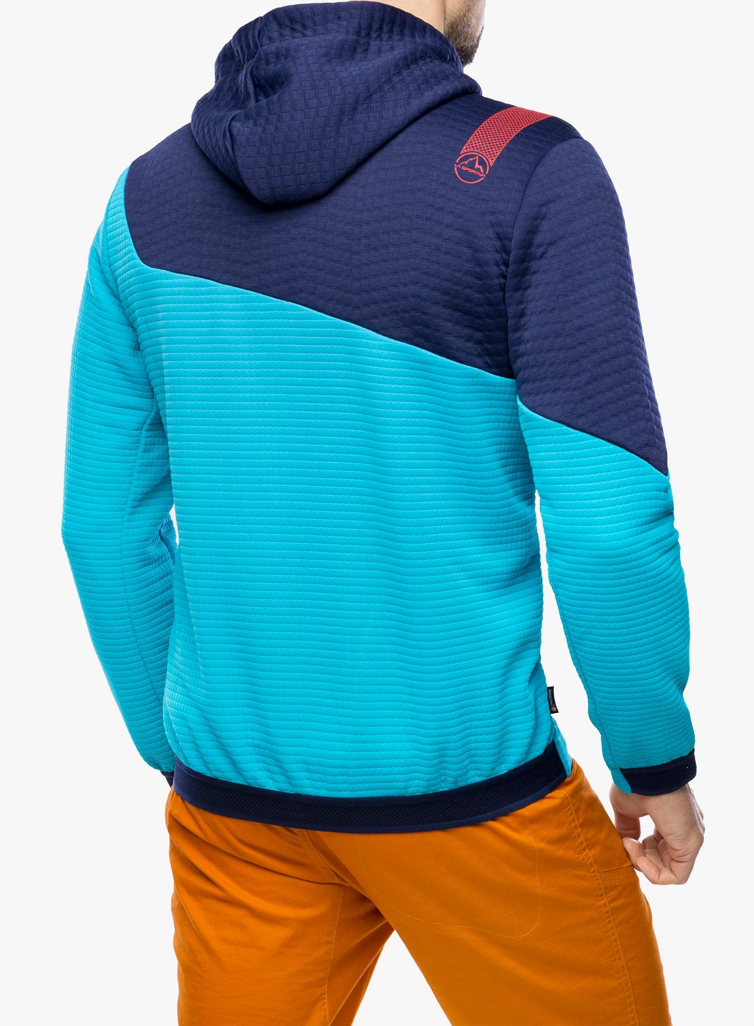 Jopica s kapuco La Sportiva Method Hoody - tropic blue/deep sea