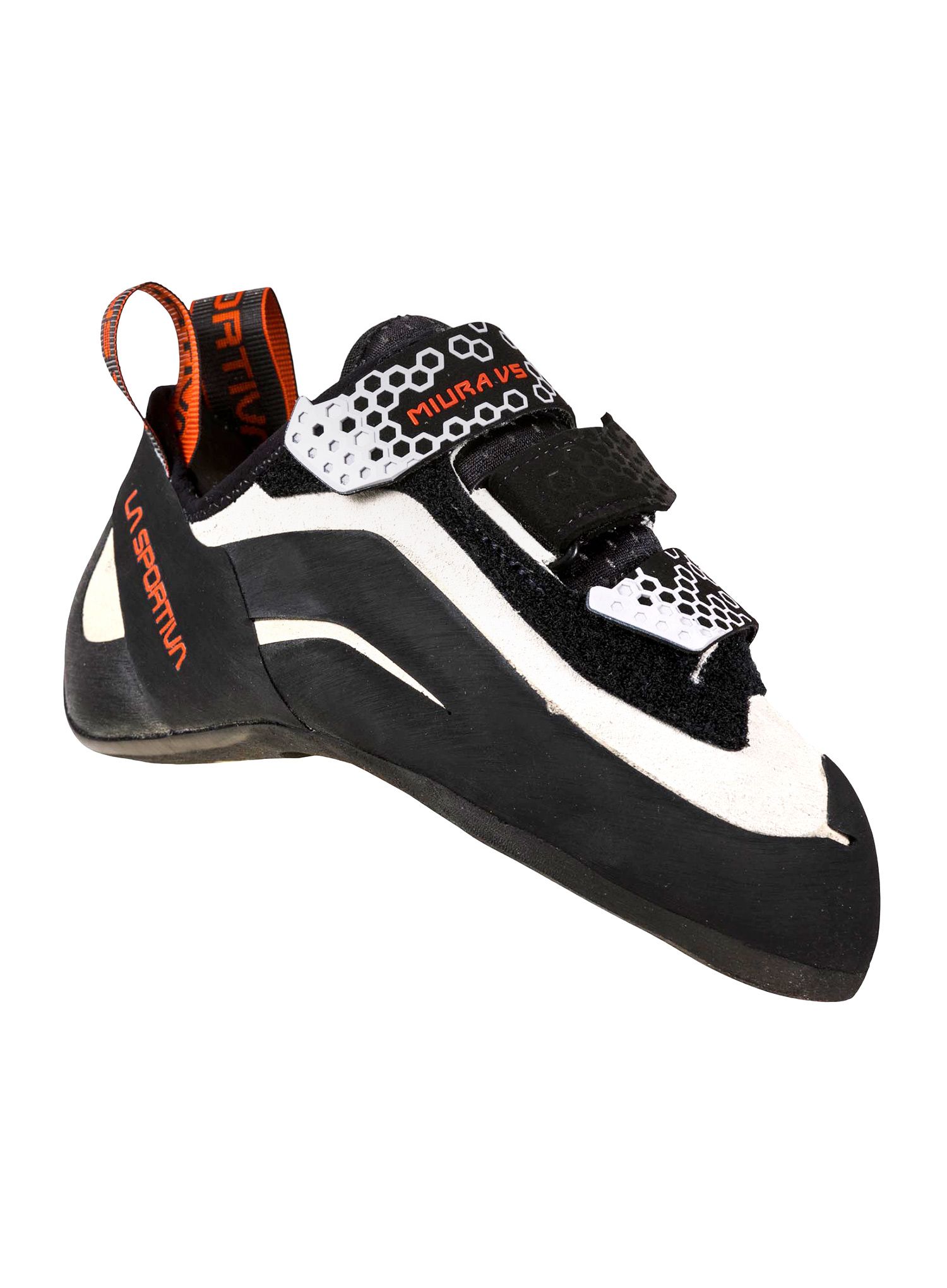 Ženski plezalni čevlji La Sportiva Miura VS - white/cherry tomato