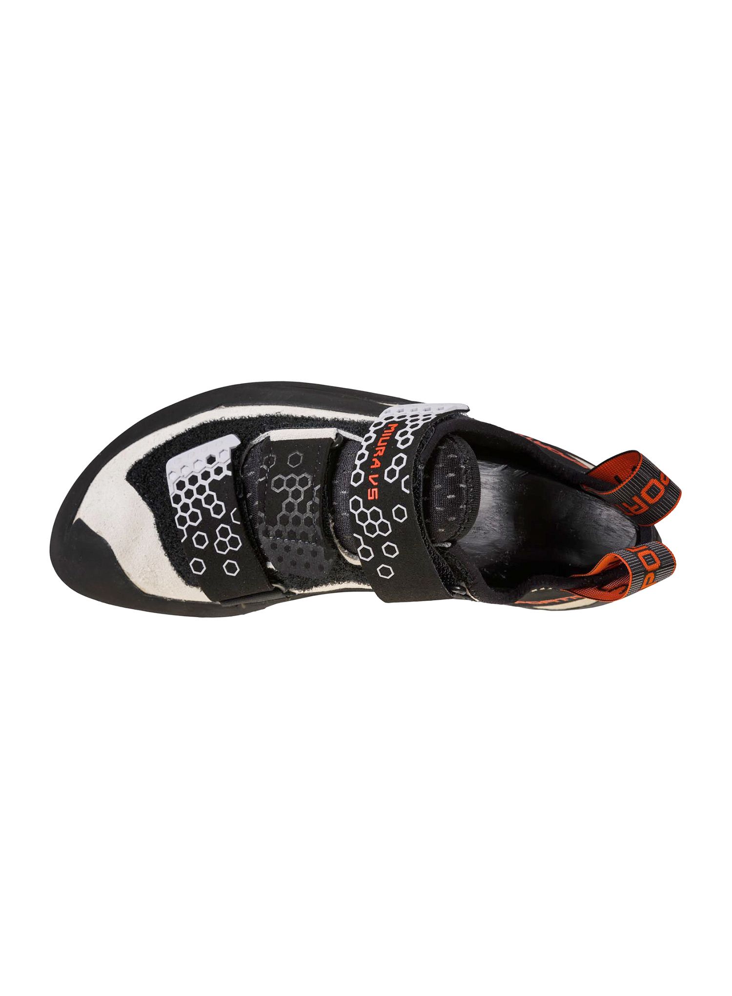 Ženski plezalni čevlji La Sportiva Miura VS - white/cherry tomato
