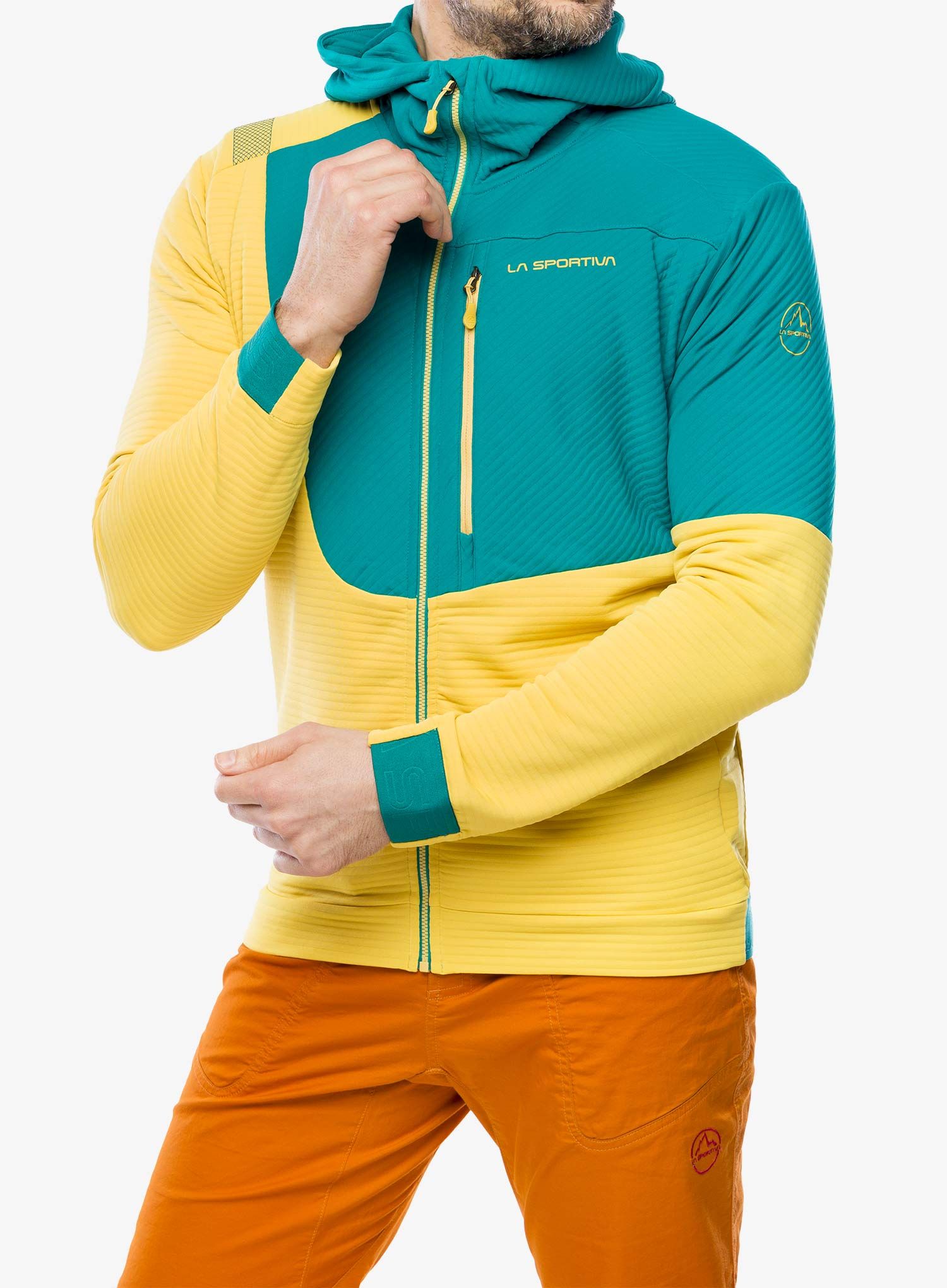 Plezalna jopa La Sportiva Mood Hoody - bamboo/everglade