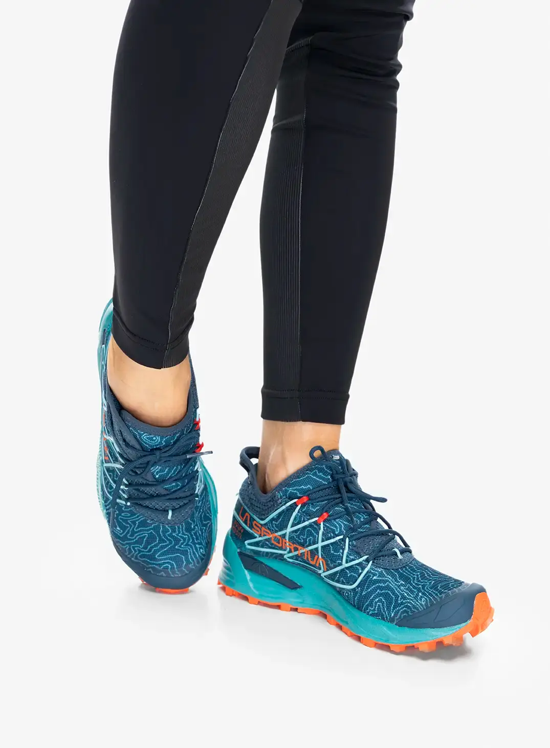 Ženski tekaški čevlji La Sportiva Mutant - storm blue/cherry tomato