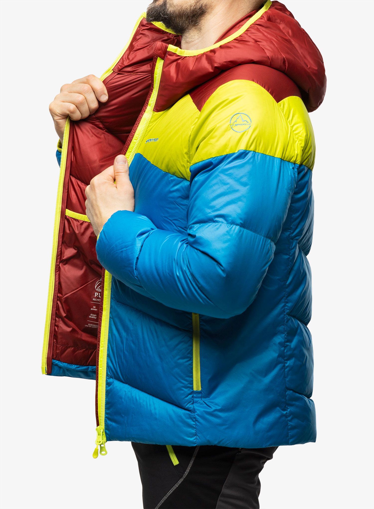 Puhovka La Sportiva Nature Down Jkt - electric blue/lime punch