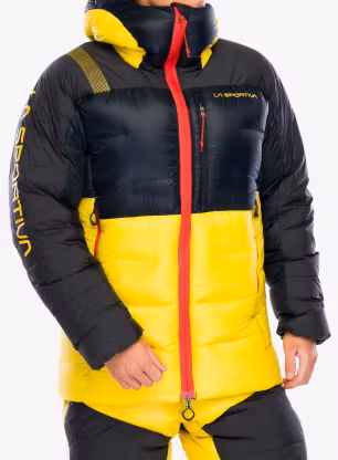 Puhovka La Sportiva Olympus Tech Down Parka - black/yellow