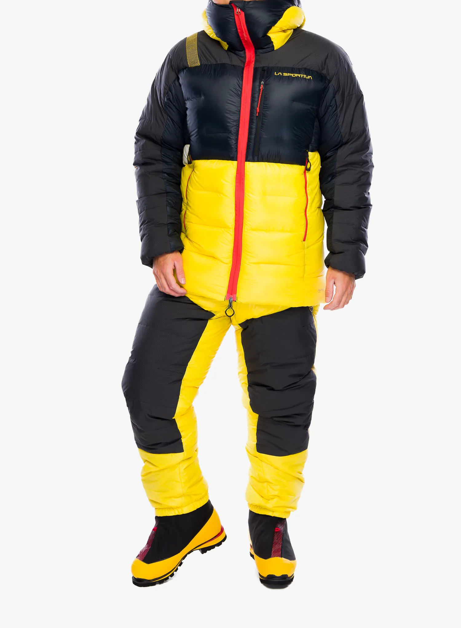 Puhovka La Sportiva Olympus Tech Down Parka - black/yellow