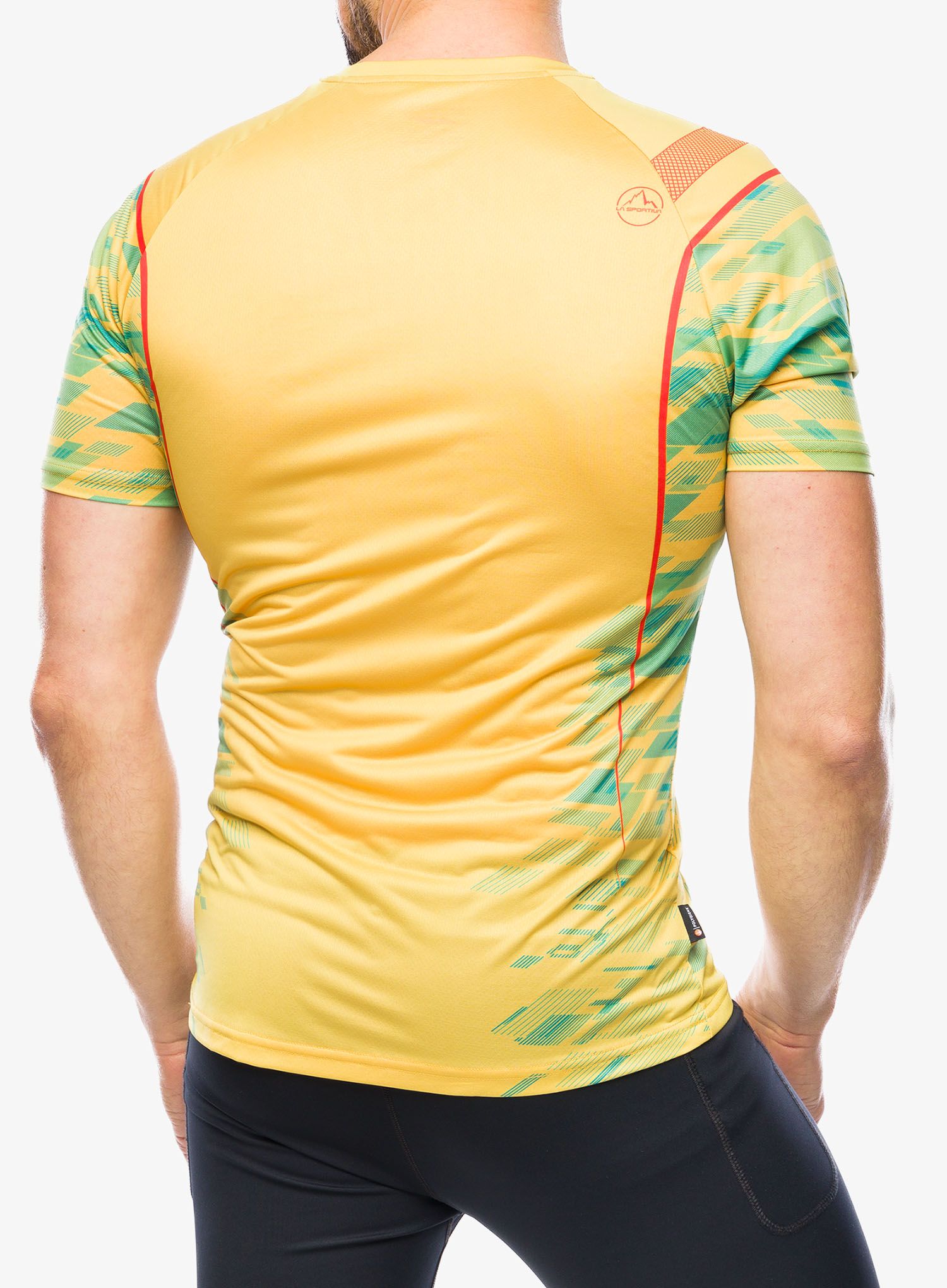 Majica za tek La Sportiva Pacer T-Shirt - bamboo/tropic blue