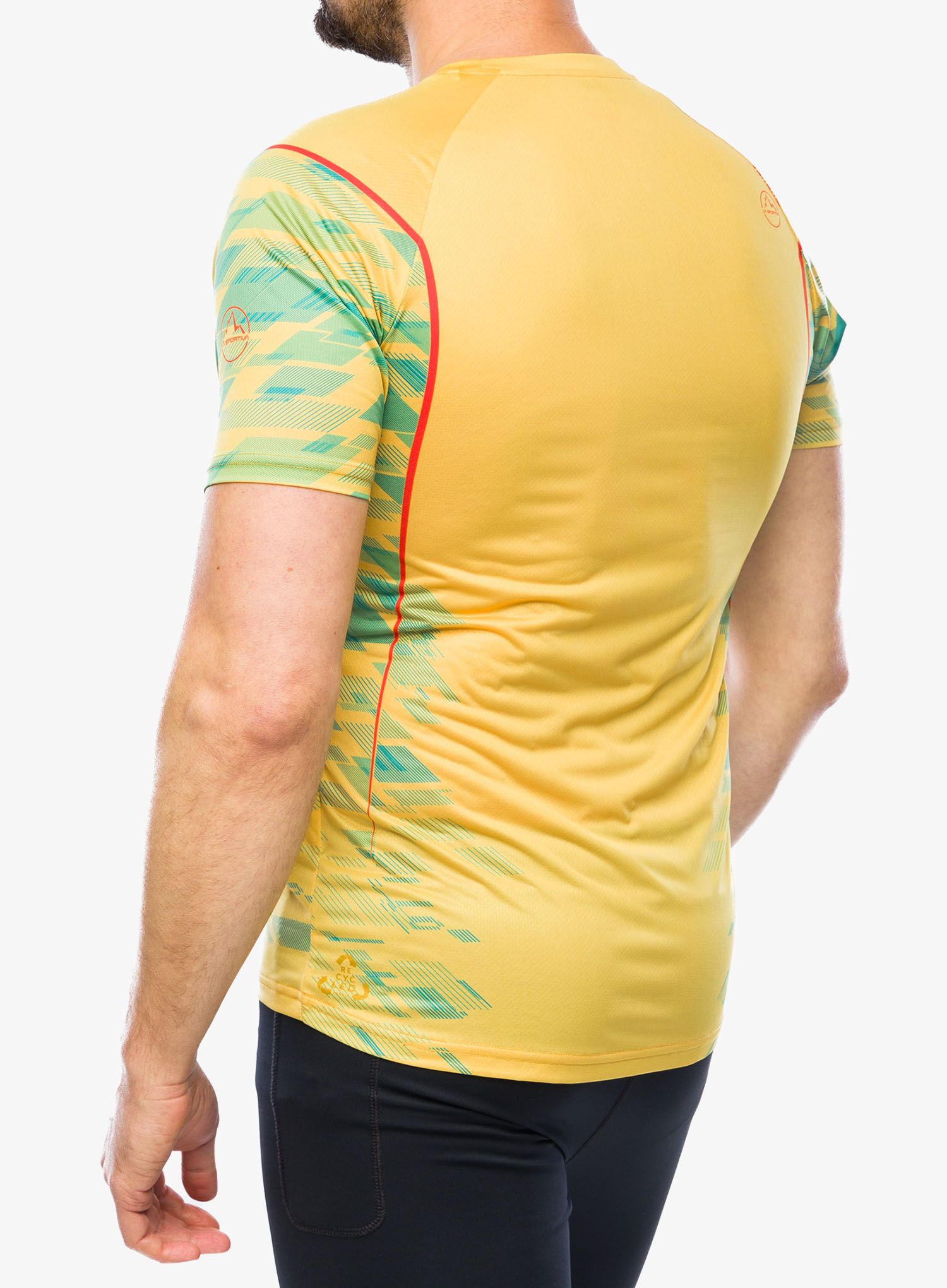 Majica za tek La Sportiva Pacer T-Shirt - bamboo/tropic blue