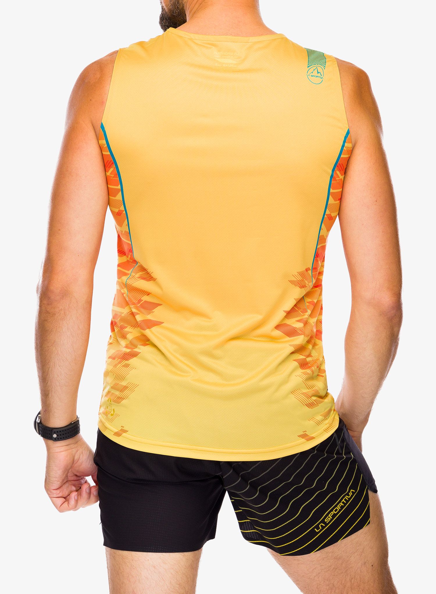 Majica za tek La Sportiva Pacer Tank - bamboo/cherry tomato