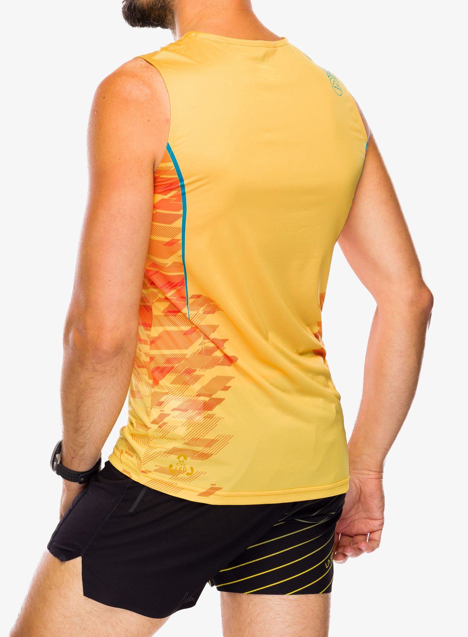 Majica za tek La Sportiva Pacer Tank - bamboo/cherry tomato