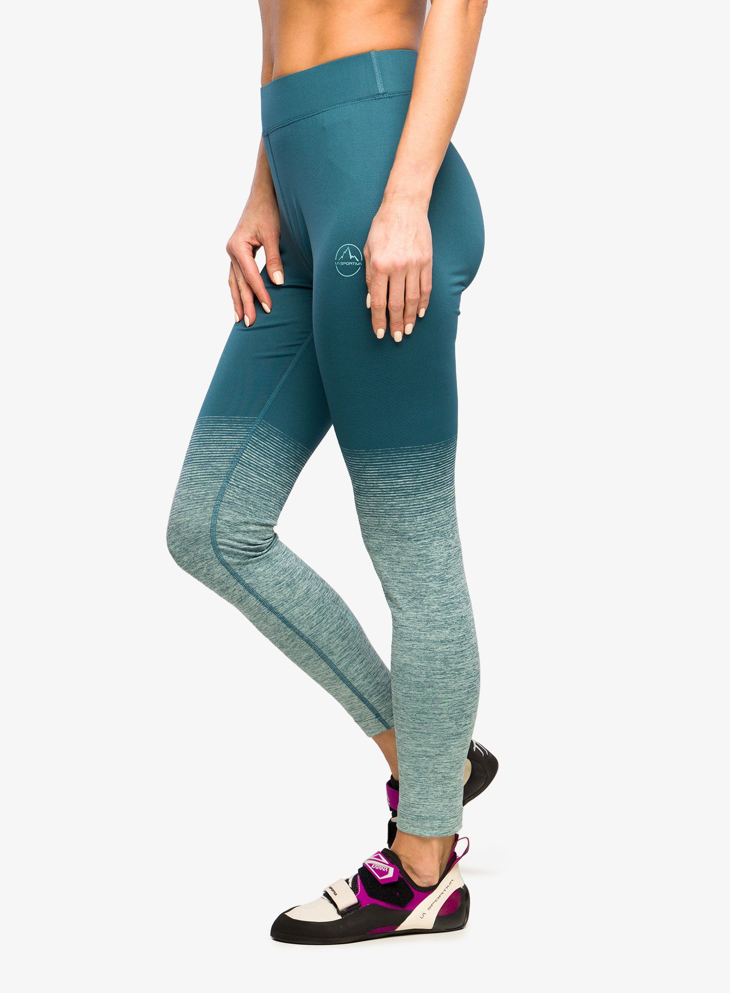 Plezalne pajkice La Sportiva Patcha Leggins - storm blue/iceberg